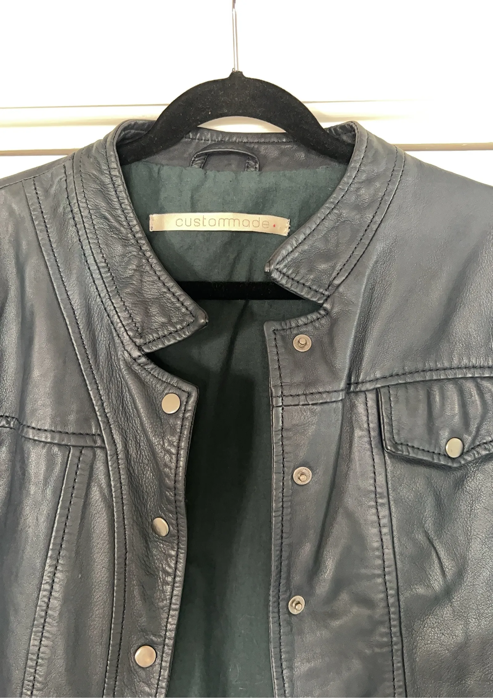 Custommade-skinnjacka NWOT - Image 5