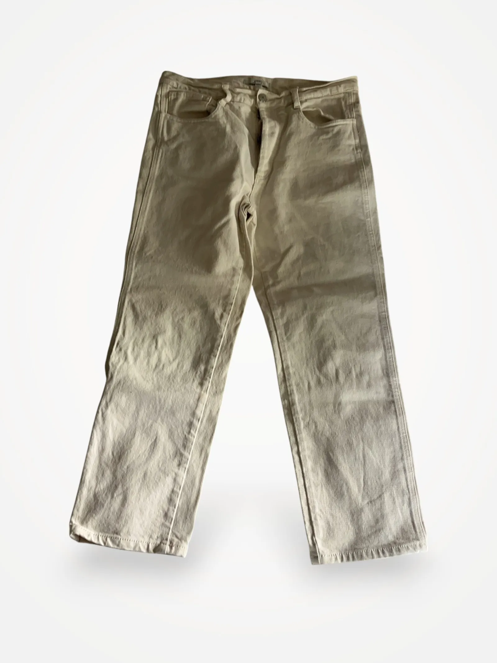 Dagmar Cropped Offwhite-jeans