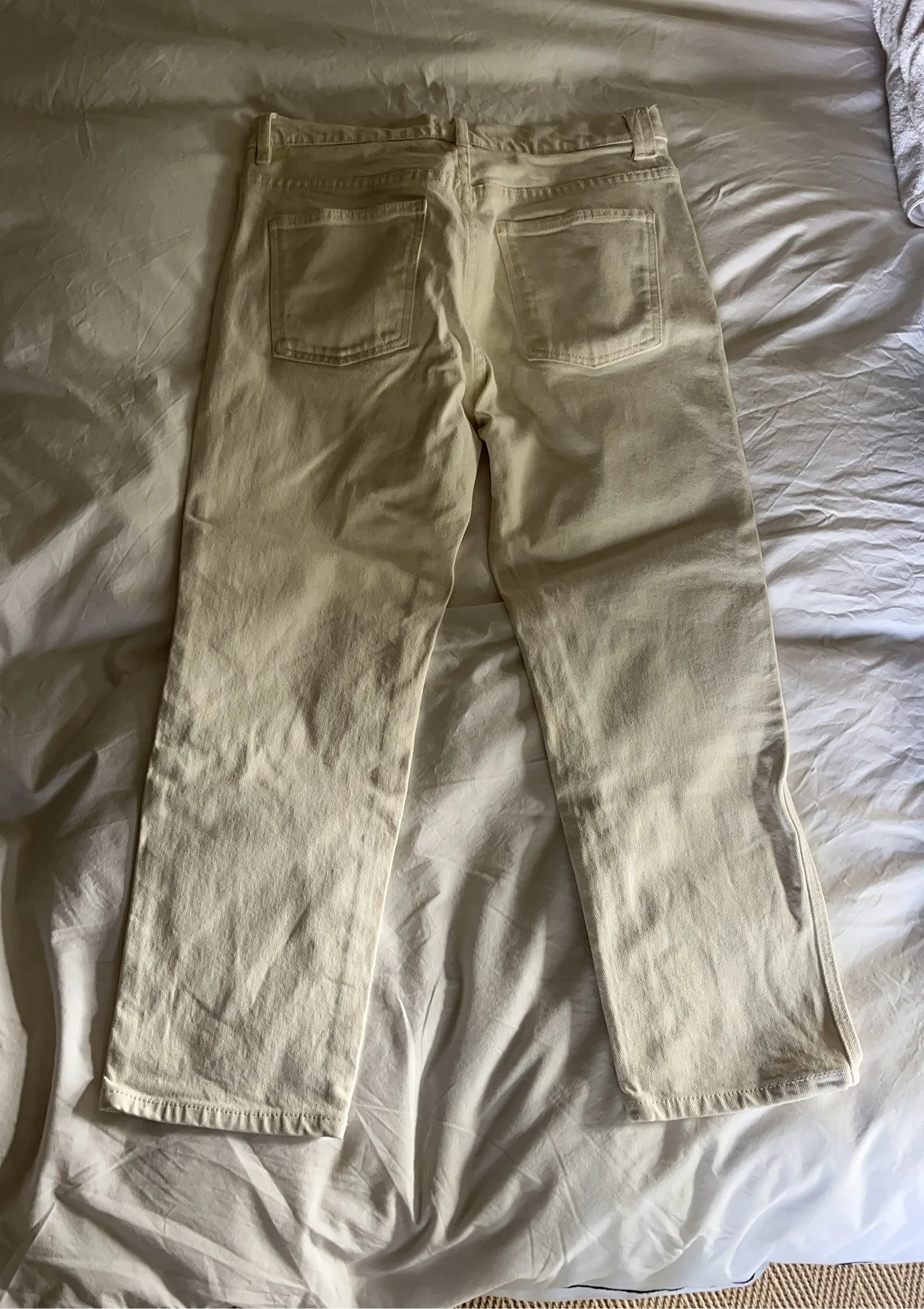 Dagmar Cropped Offwhite-jeans - Image 4