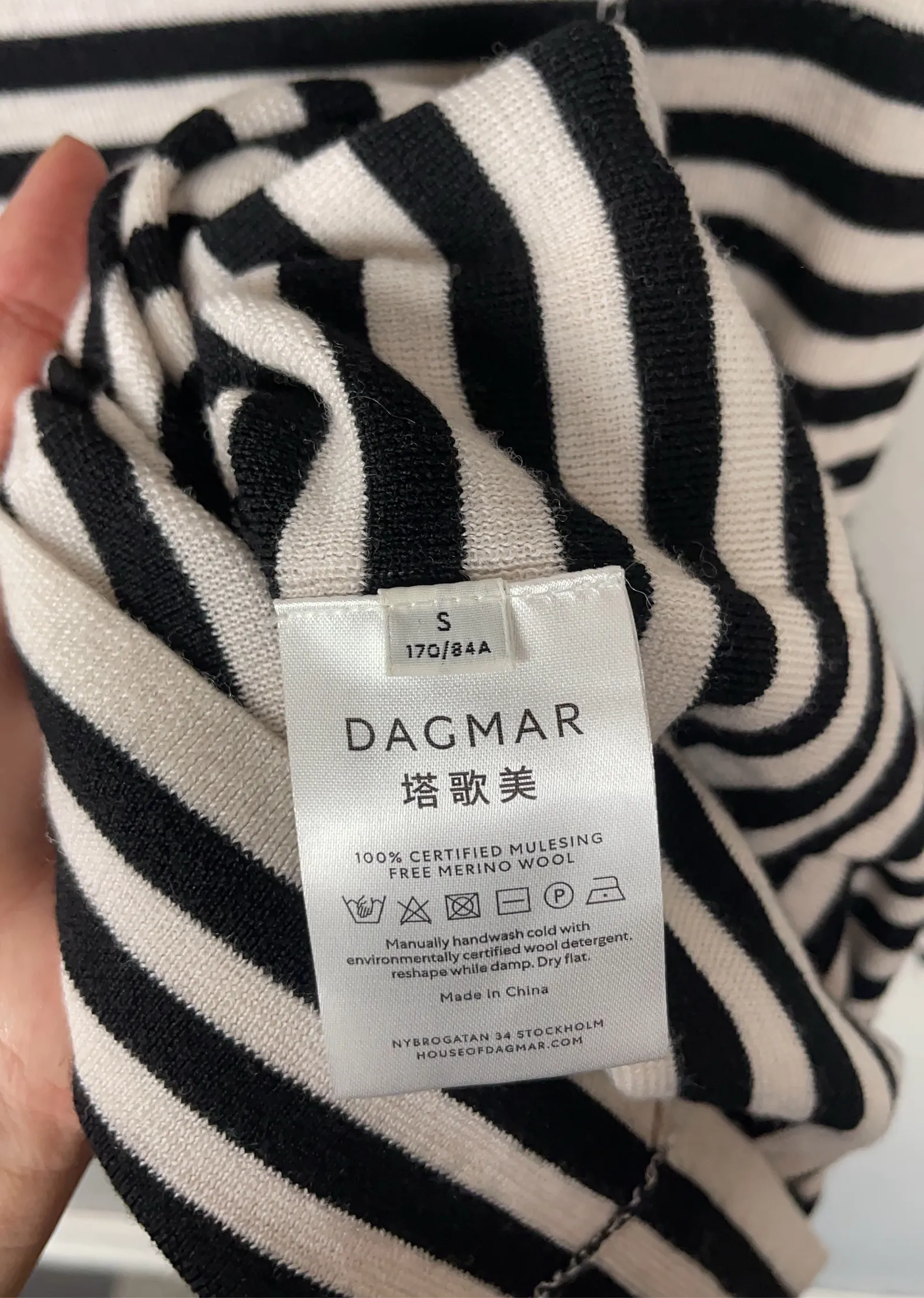 Dagmar Merino Knitted-ullklänning - Image 4