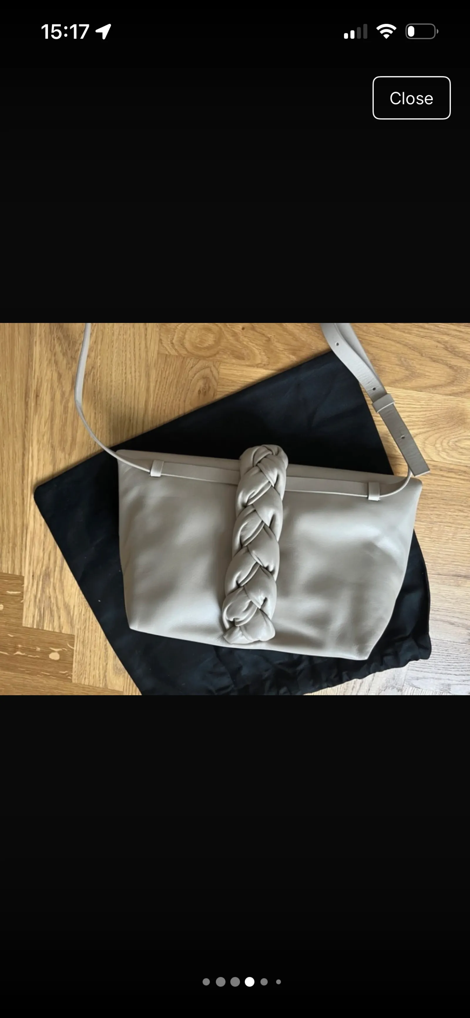 Demellier Verona-skinnaxelremsväska NWOT - Image 5