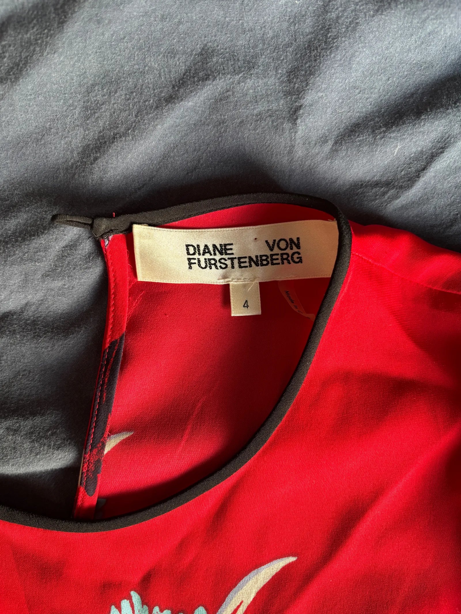 Diane Von Furstenberg-sidenklänning - Image 4