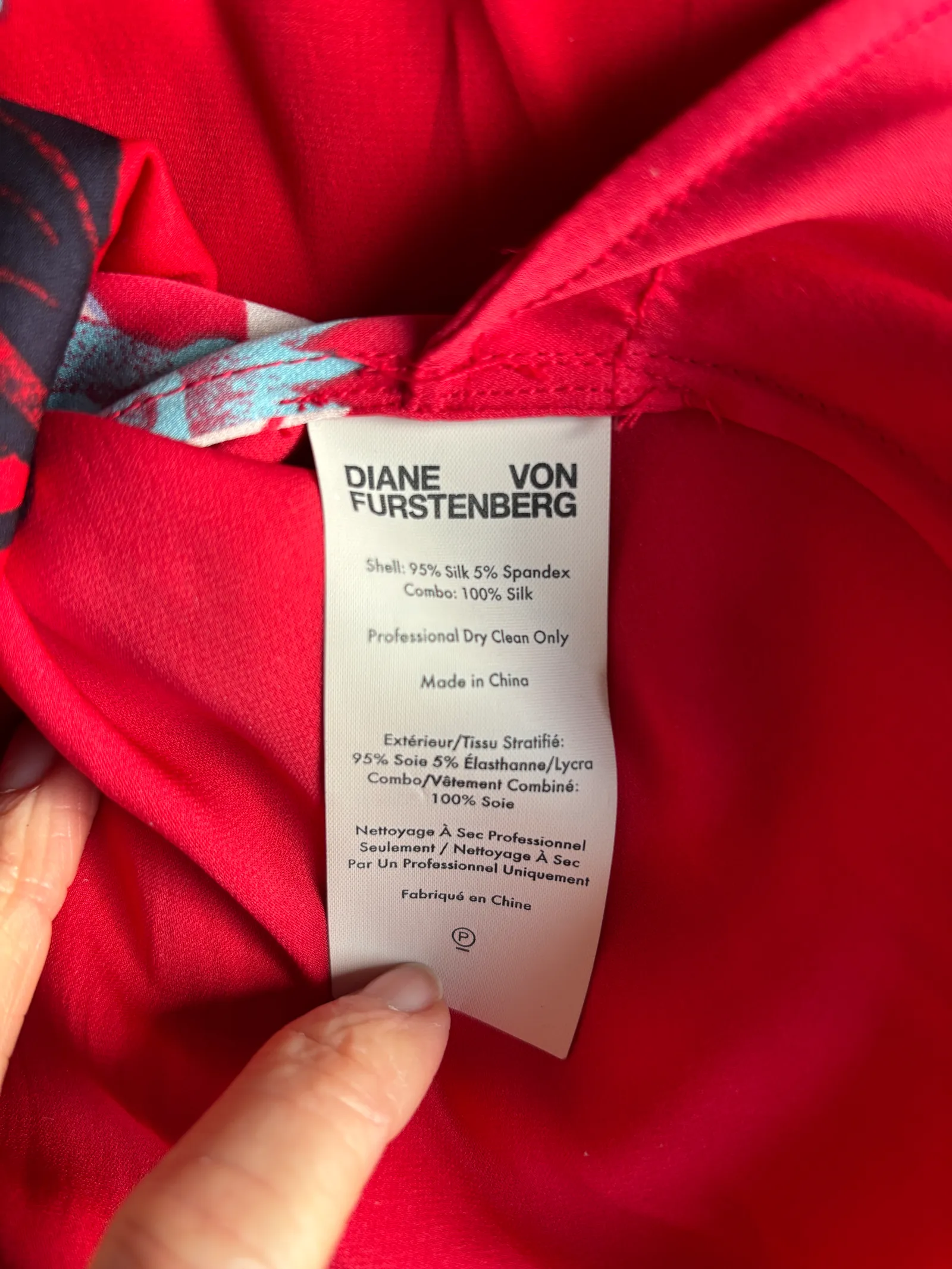 Diane Von Furstenberg-sidenklänning - Image 5