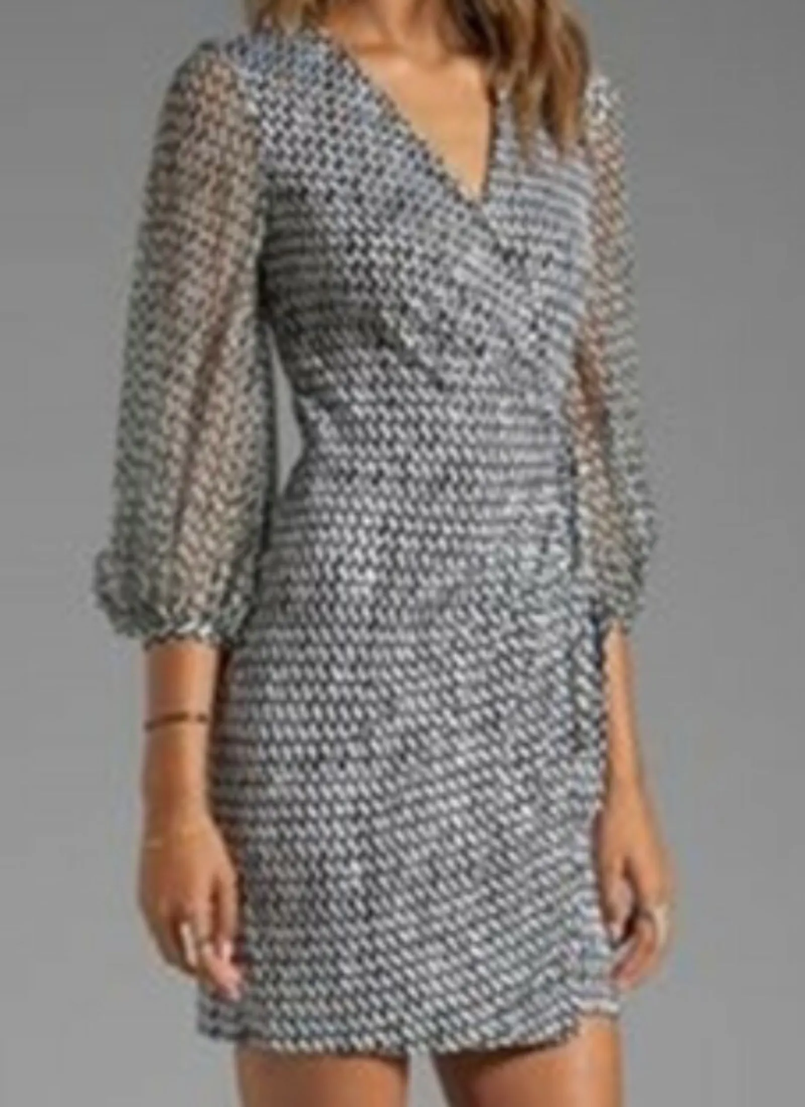 Diane Von Furstenberg Sigourney-sidenklänning - Image 5