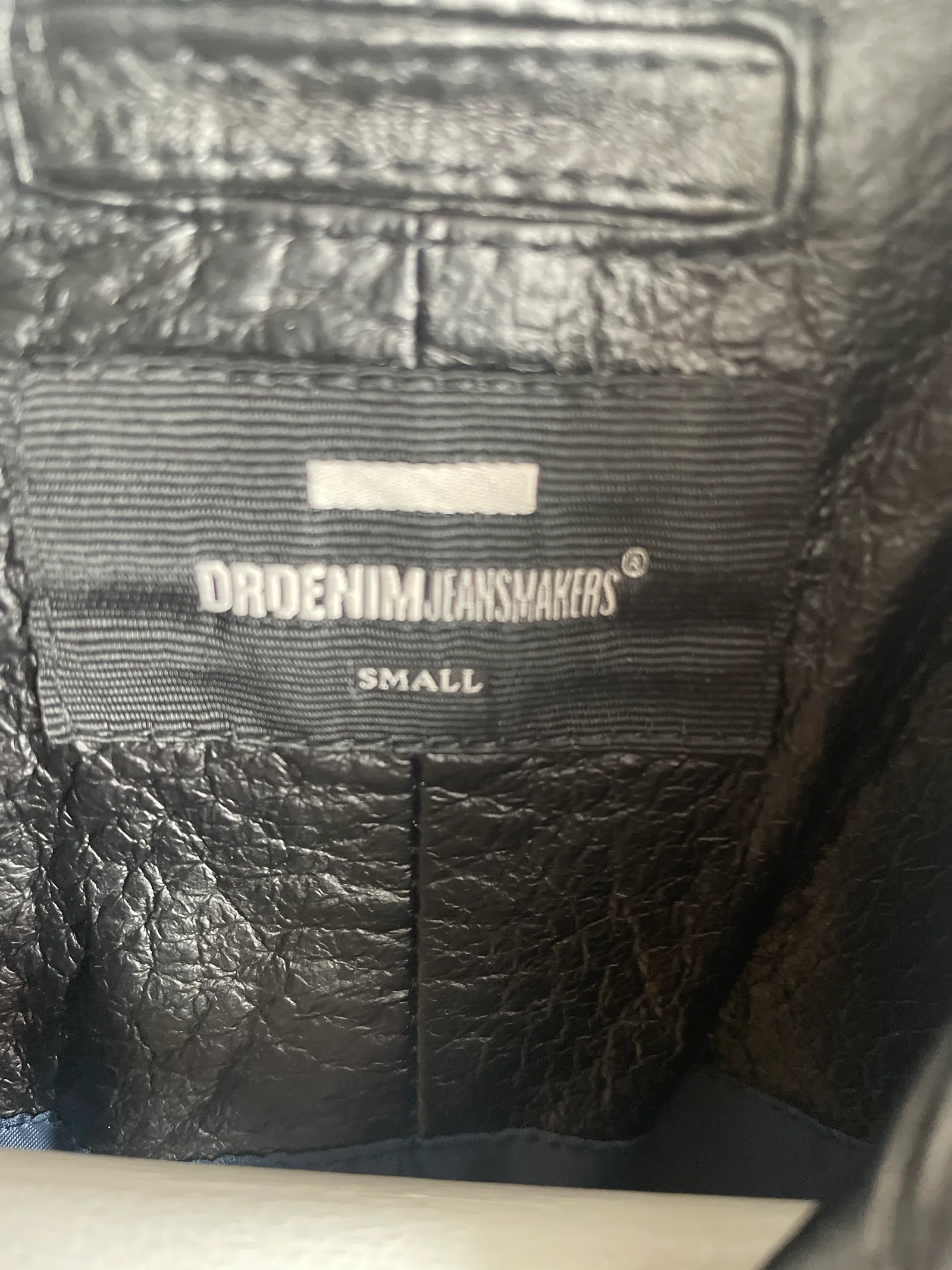 Dr. Denim Bonnie Leatherjacket 101-skinnjacka NWOT - Image 2