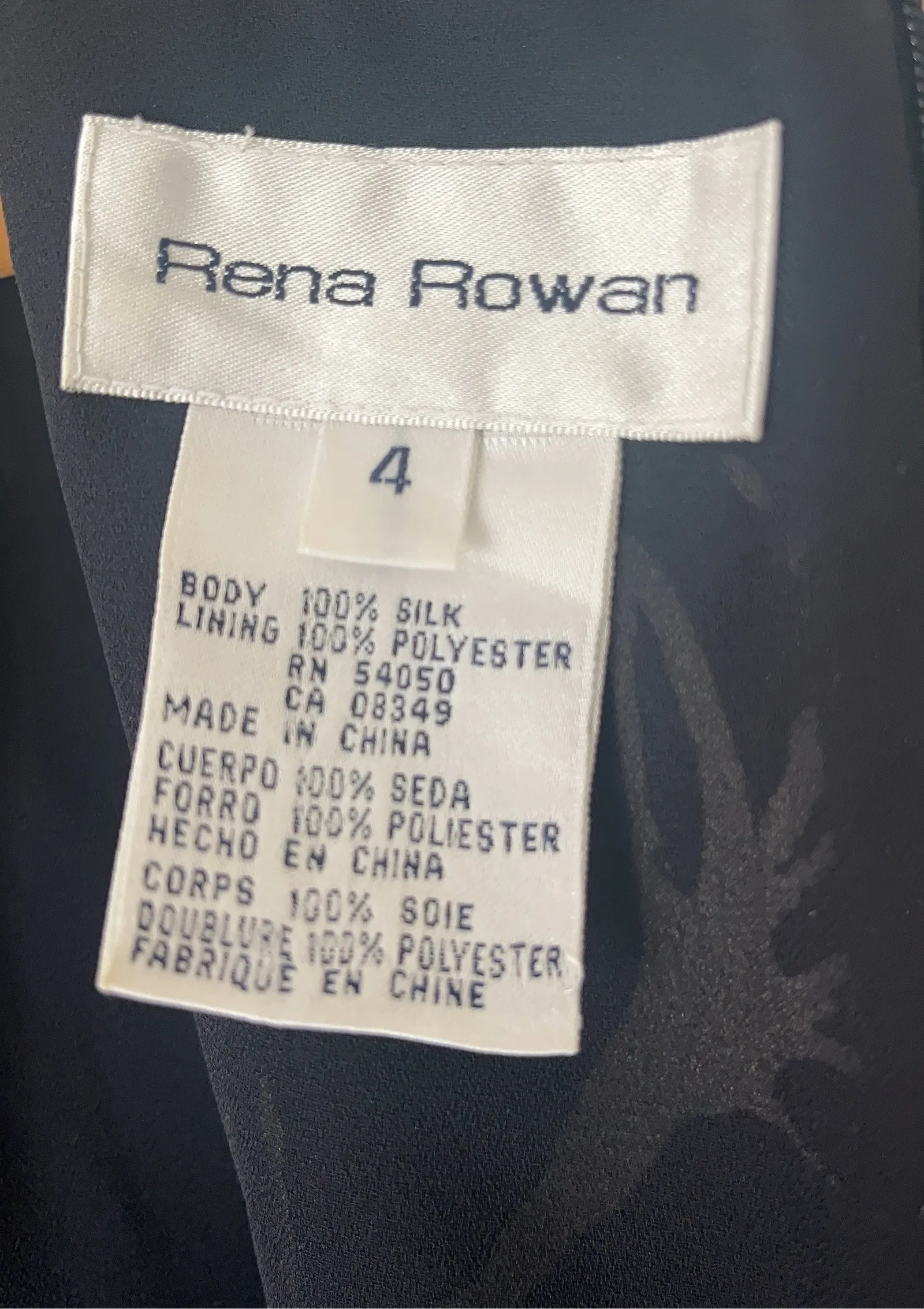 Rena Rowan-sidenklänning - Image 6