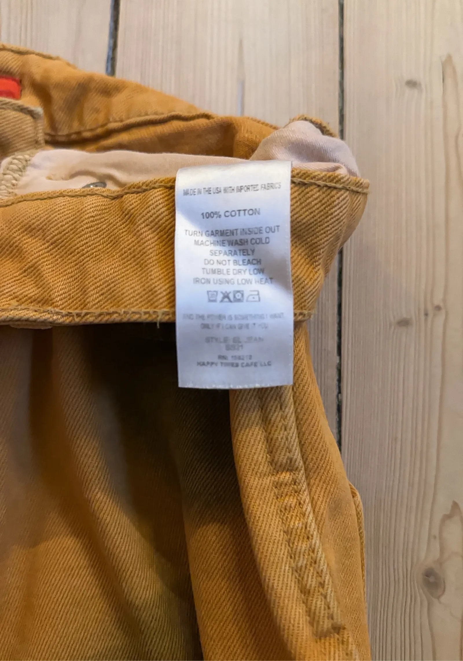 Eckhaus Latta Orange Echo Dot Tapered El-jeans - Image 3