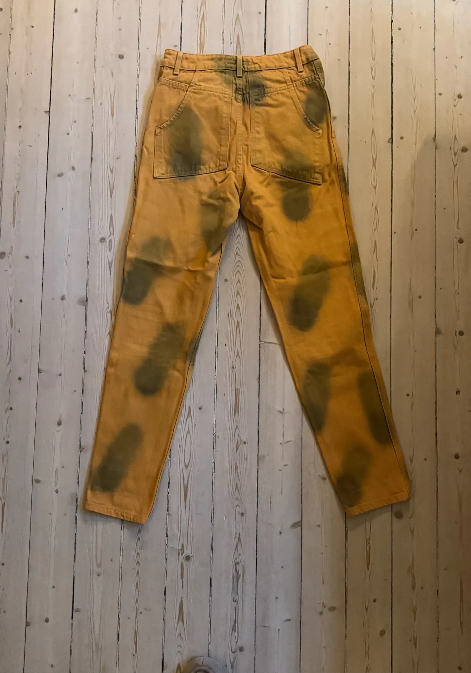 Eckhaus Latta Orange Echo Dot Tapered El-jeans - Image 4