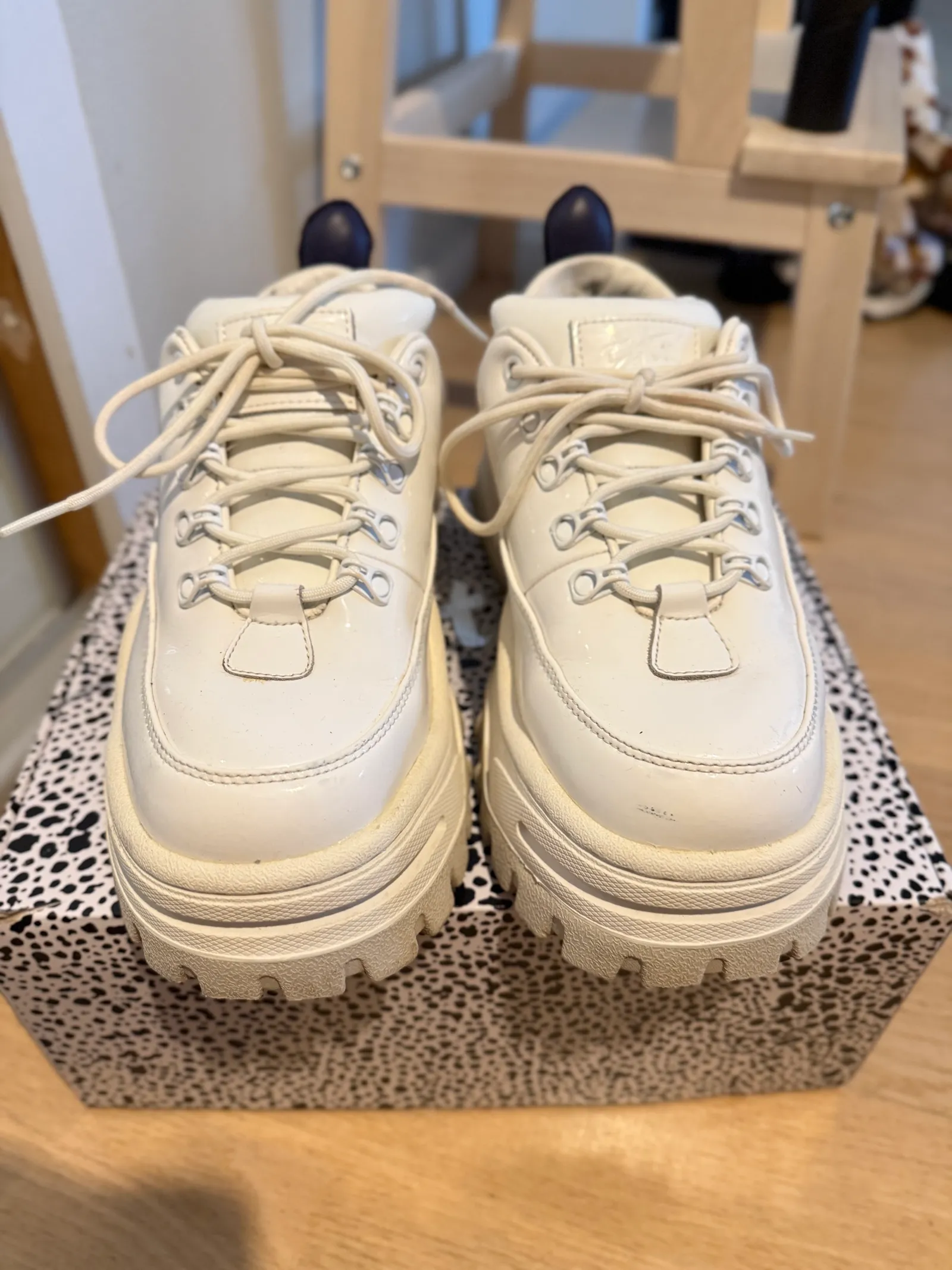 Eytys Angel Canvas Bright White-sneakers - Image 4