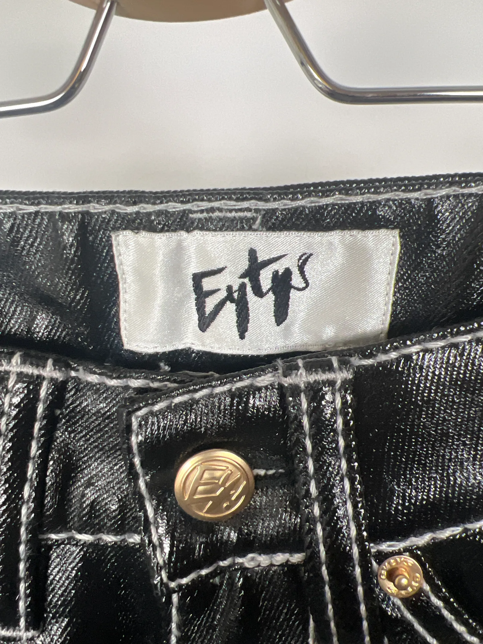 Eytys Cypress Tar Black-jeans NWOT - Image 4