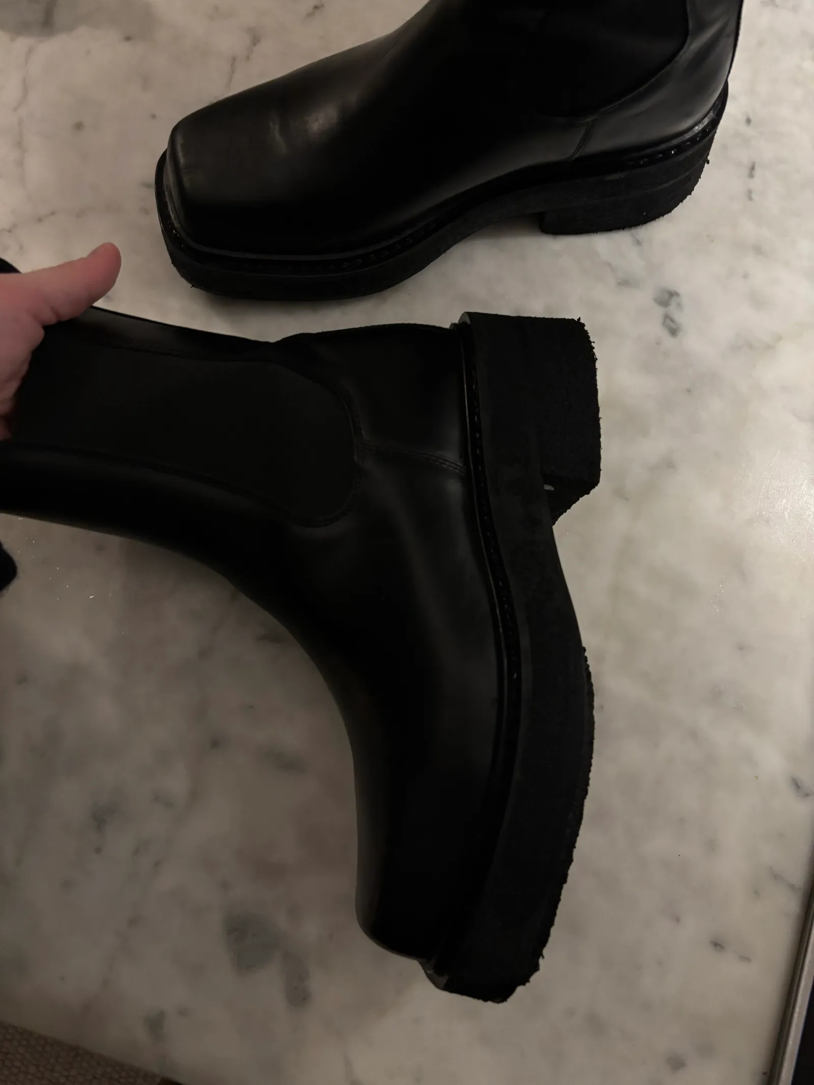 Eytys Ortega Leather Black-skinnboots - Image 4