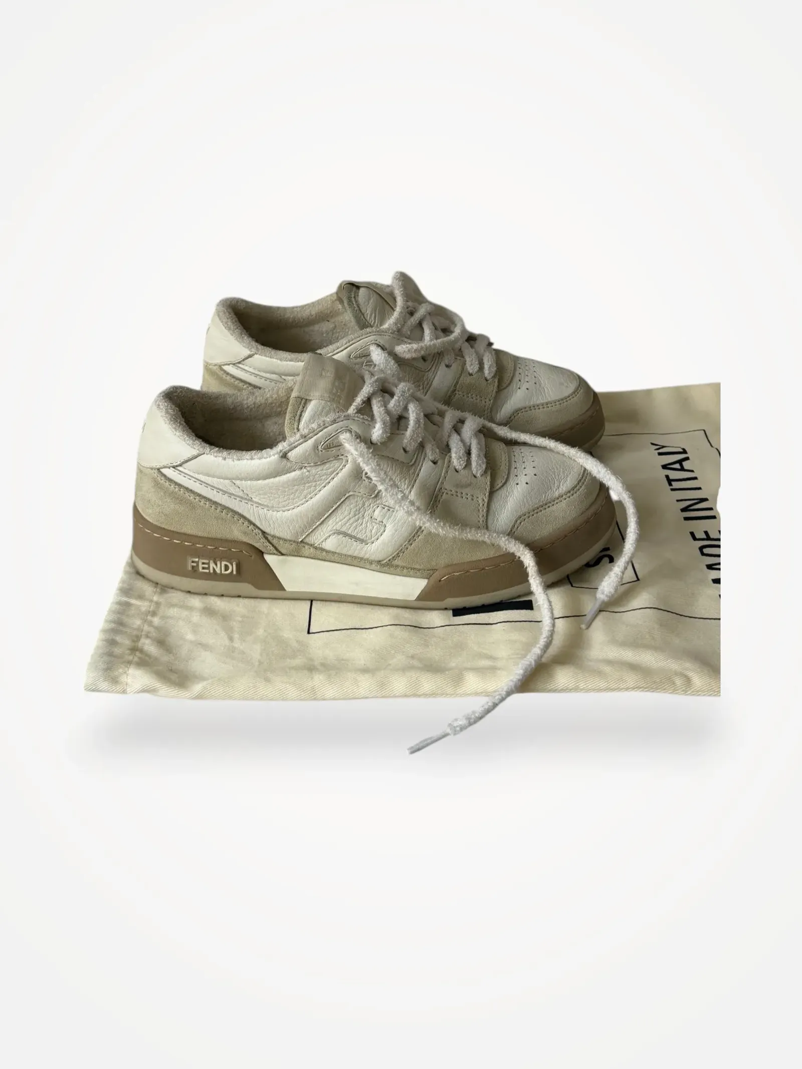 Fendi Match-skinnsneakers - Image 2