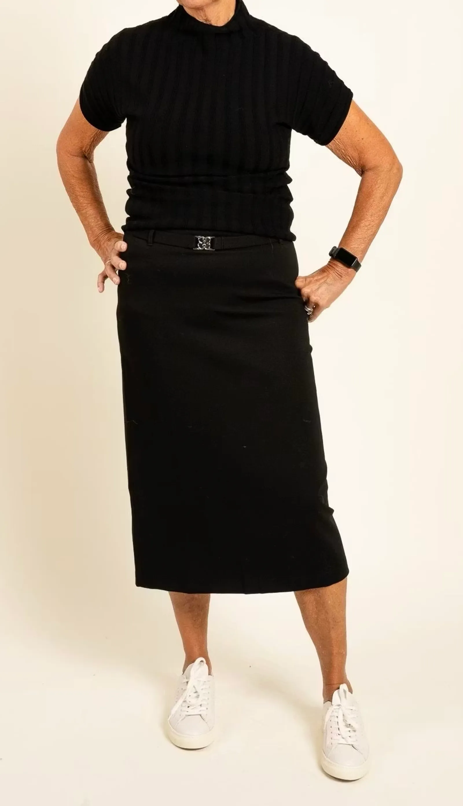 Filippa K Belted Jersey Skirt-kjol - Image 2
