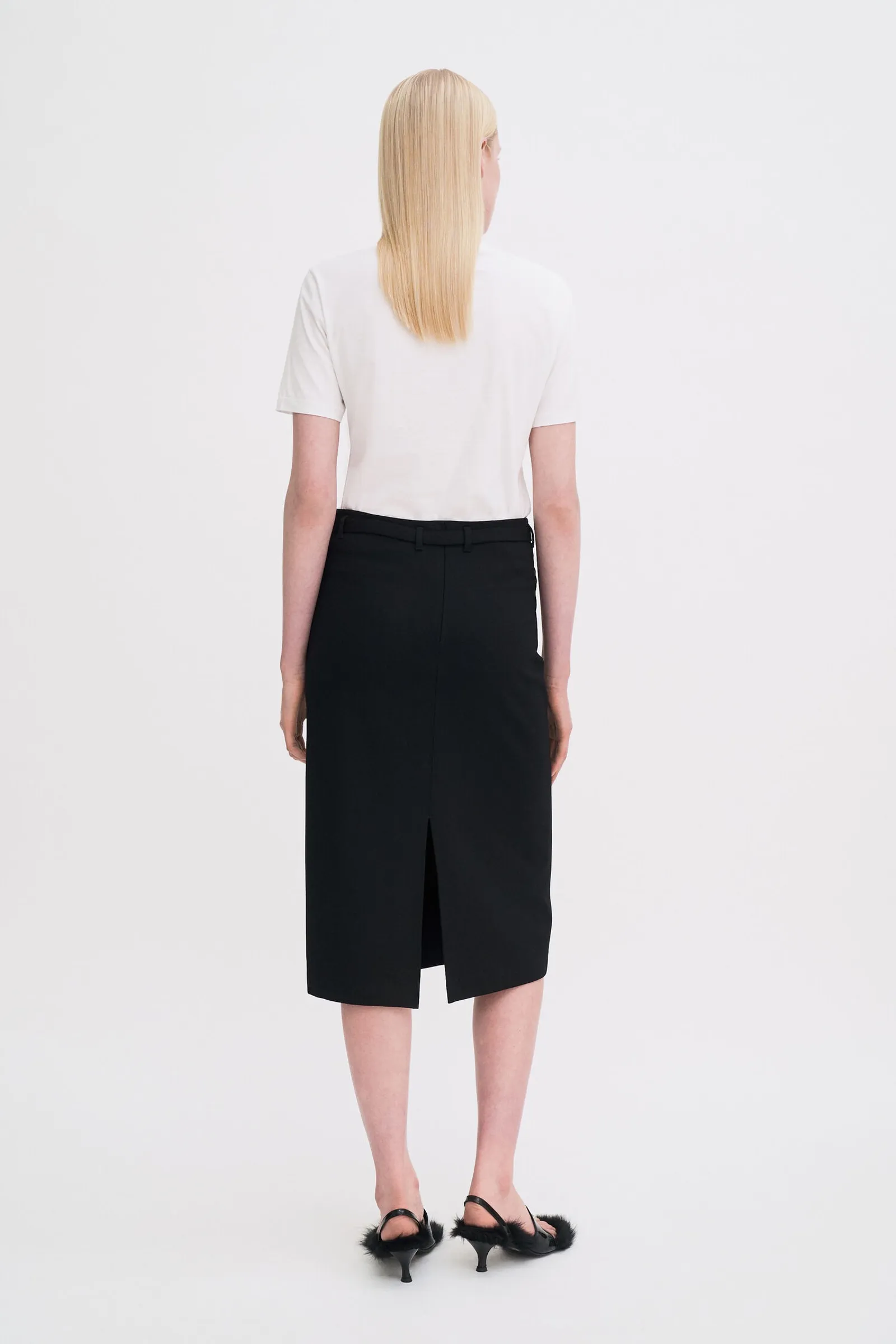 Filippa K Belted Jersey Skirt-kjol - Image 3