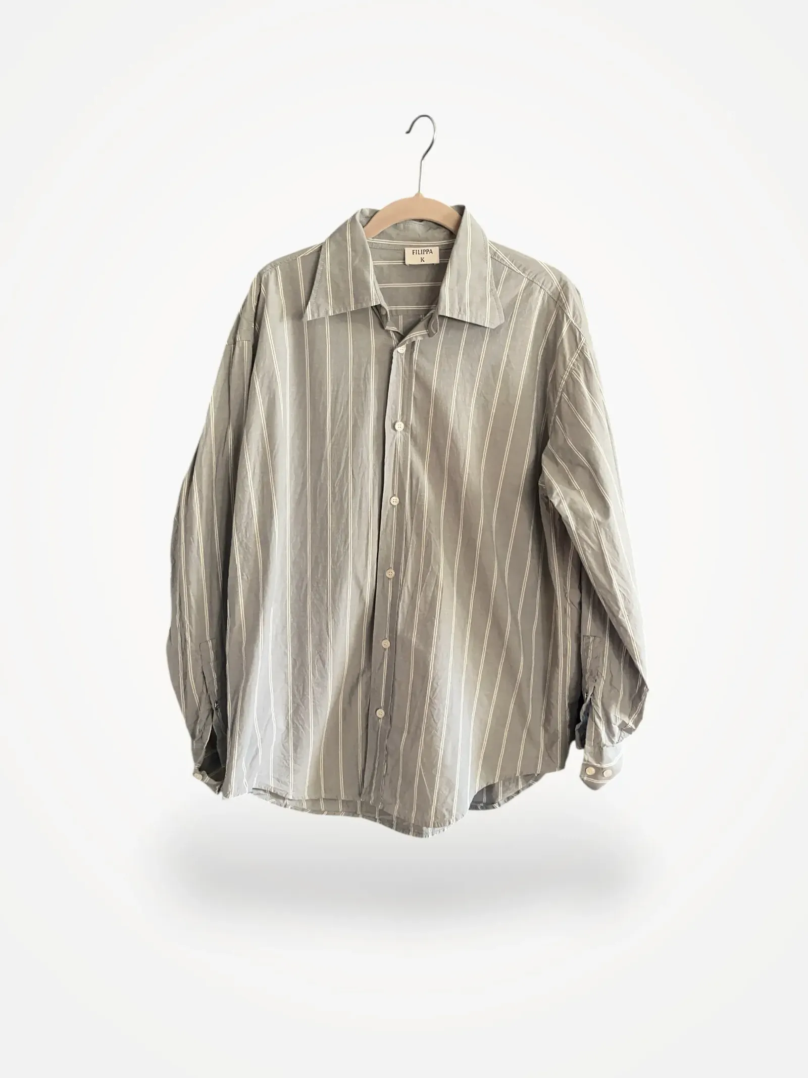 Filippa K Cotton Stripe-skjorta