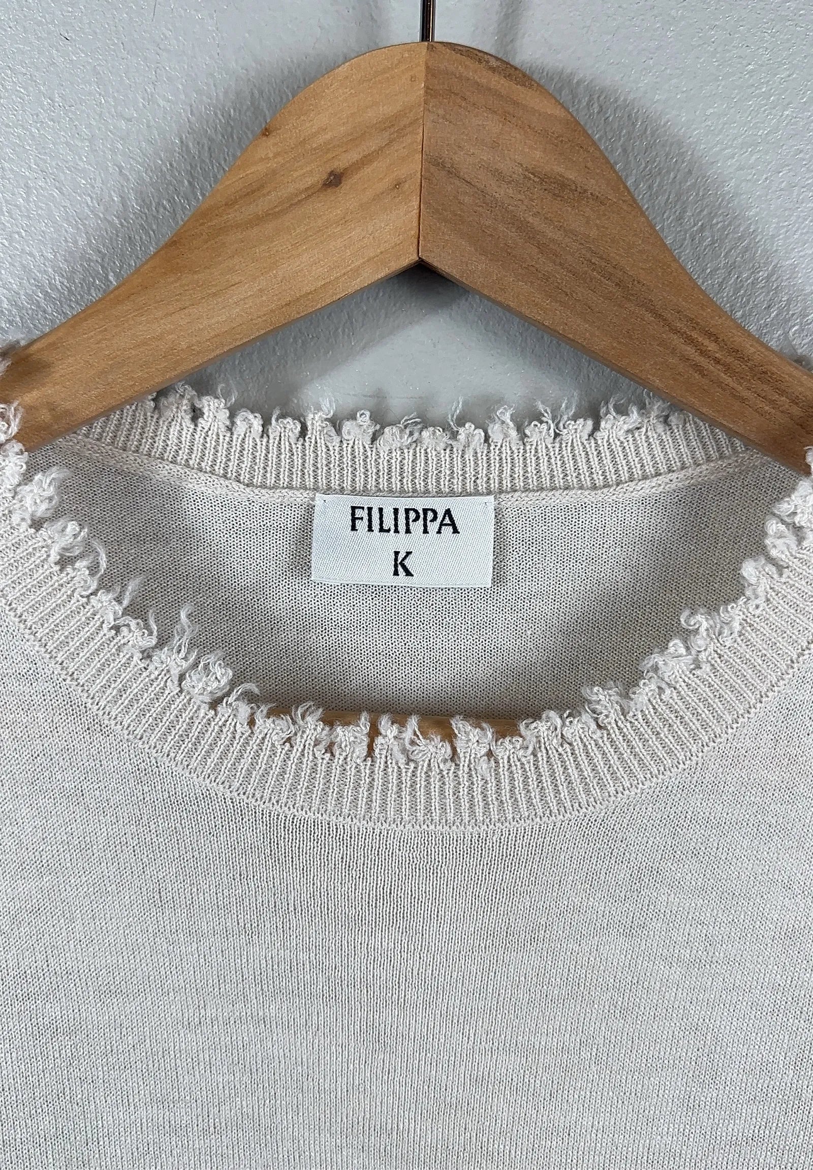Filippa K Frayed R-Neck Top-ulltopp NWT - Image 3