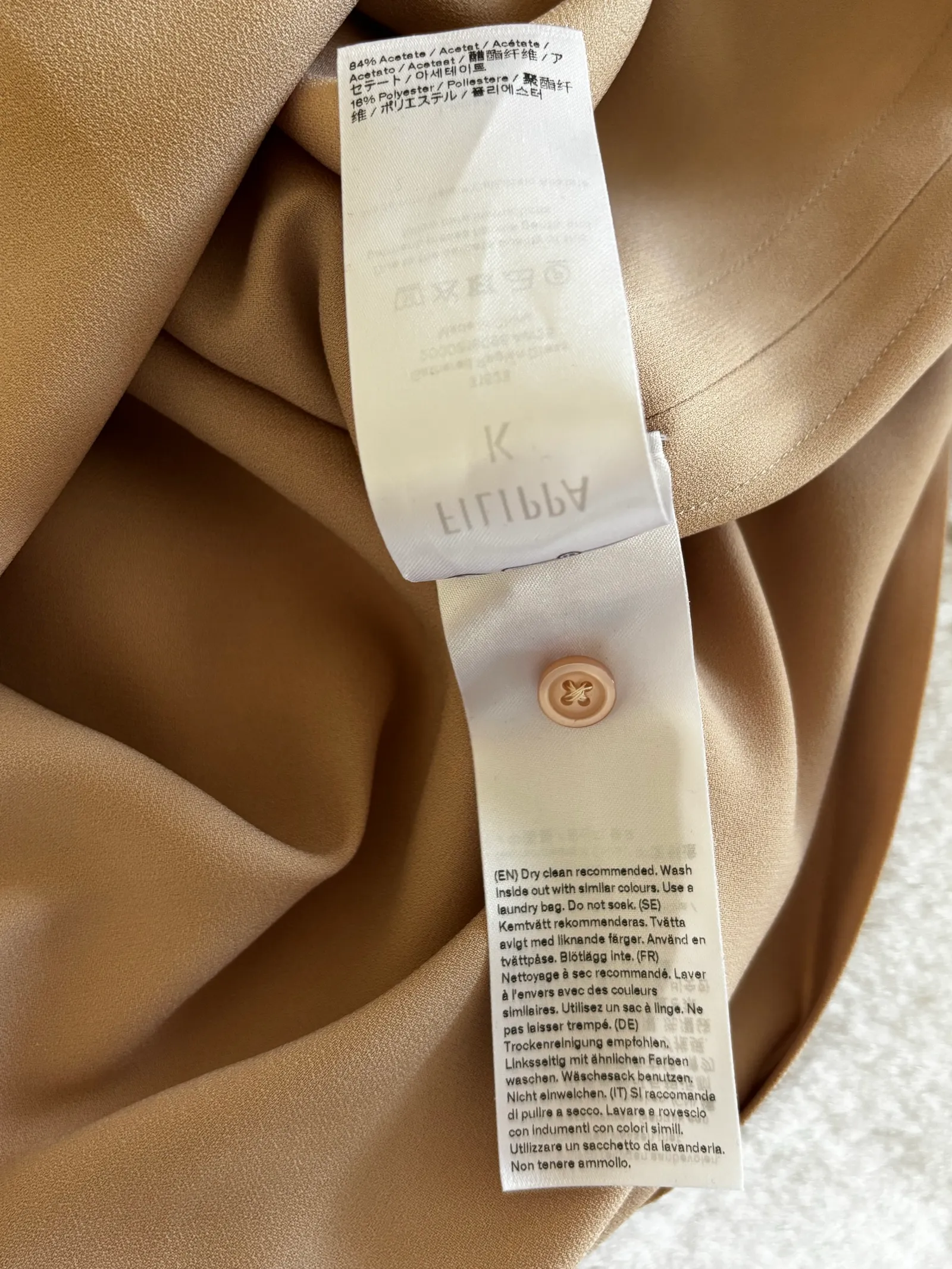Filippa K Gathered Raglan Dusty Pink-klänning NWOT - Image 8