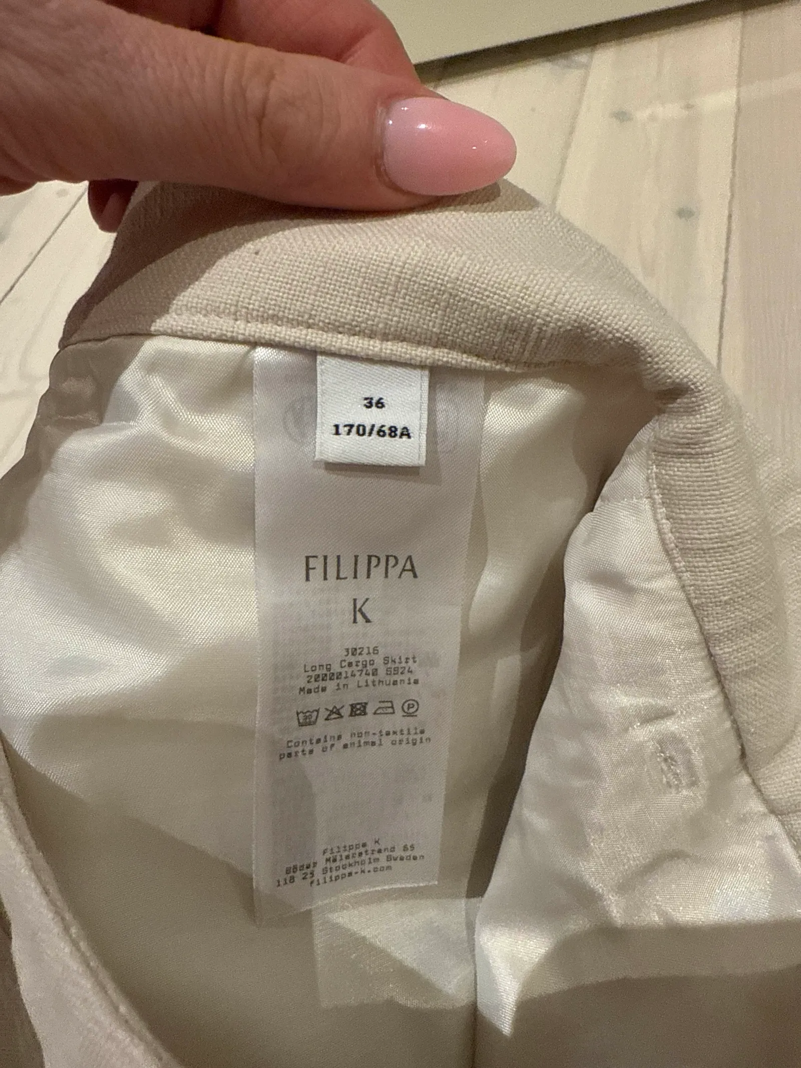Filippa K Long Cargo-kjol - Image 4