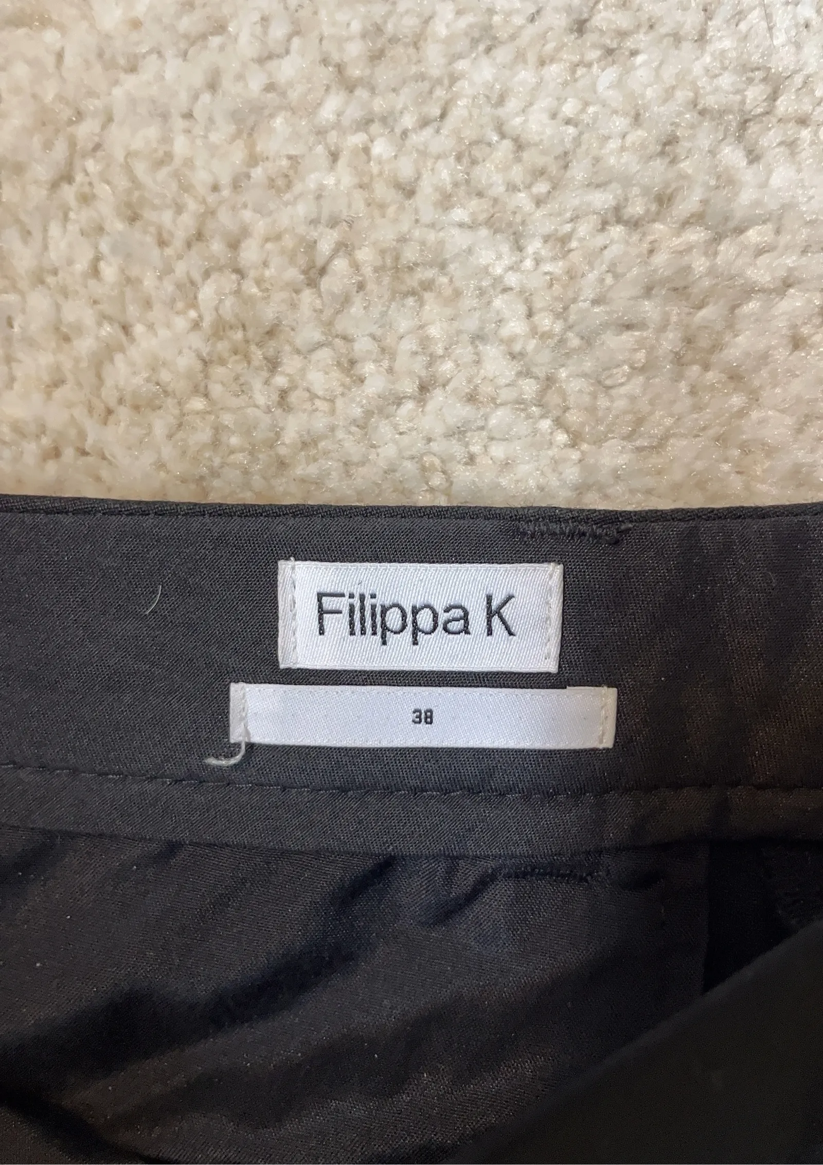 Filippa K Luisa Cropped Cool Wool Slack-ullbyxor - Image 3