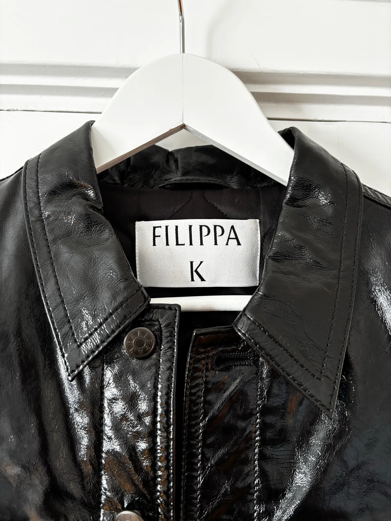 Filippa K Padded Leather-skinnjacka - Image 2