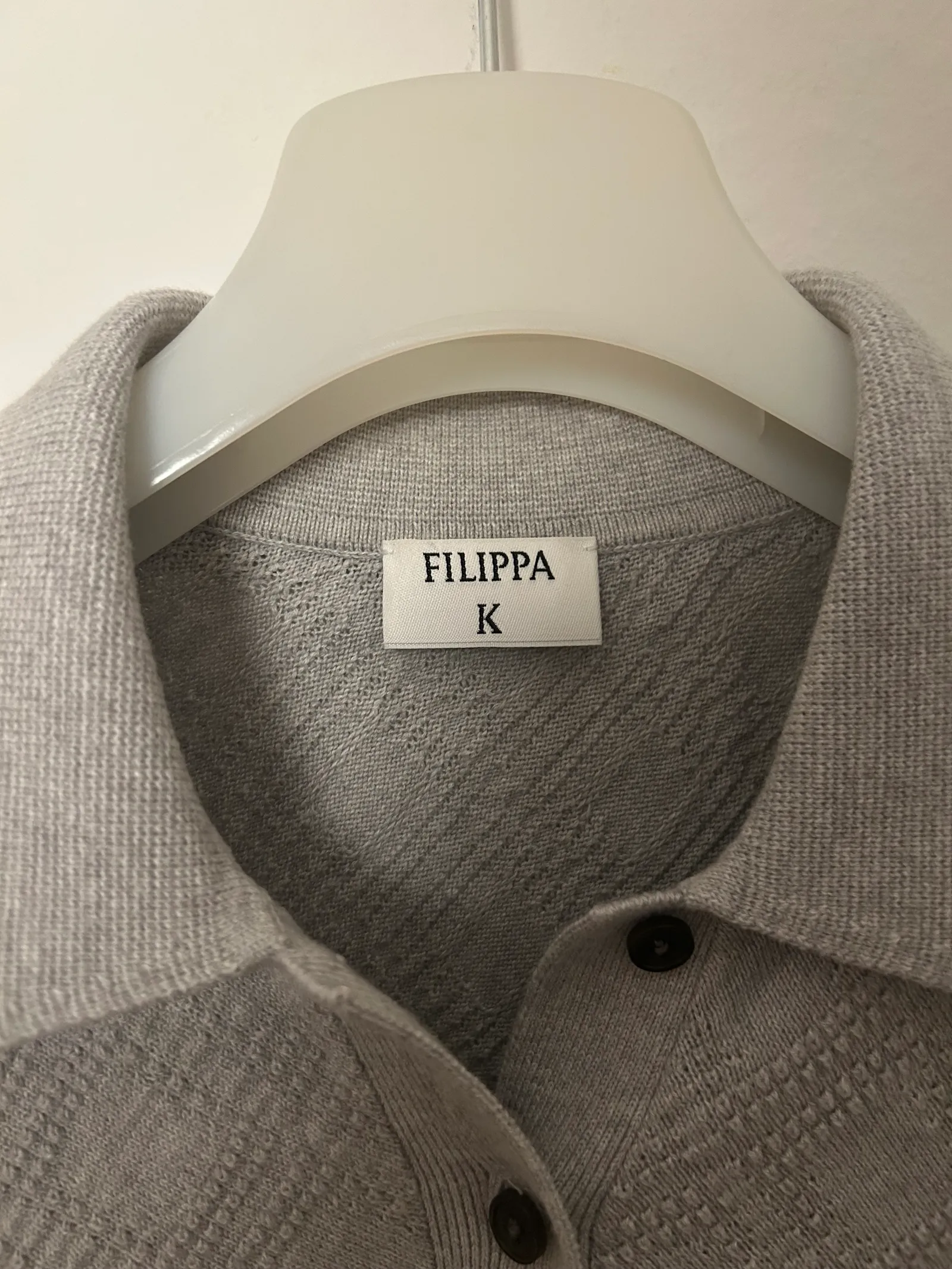 Filippa K Square Knit Polo-polotröja - Image 2