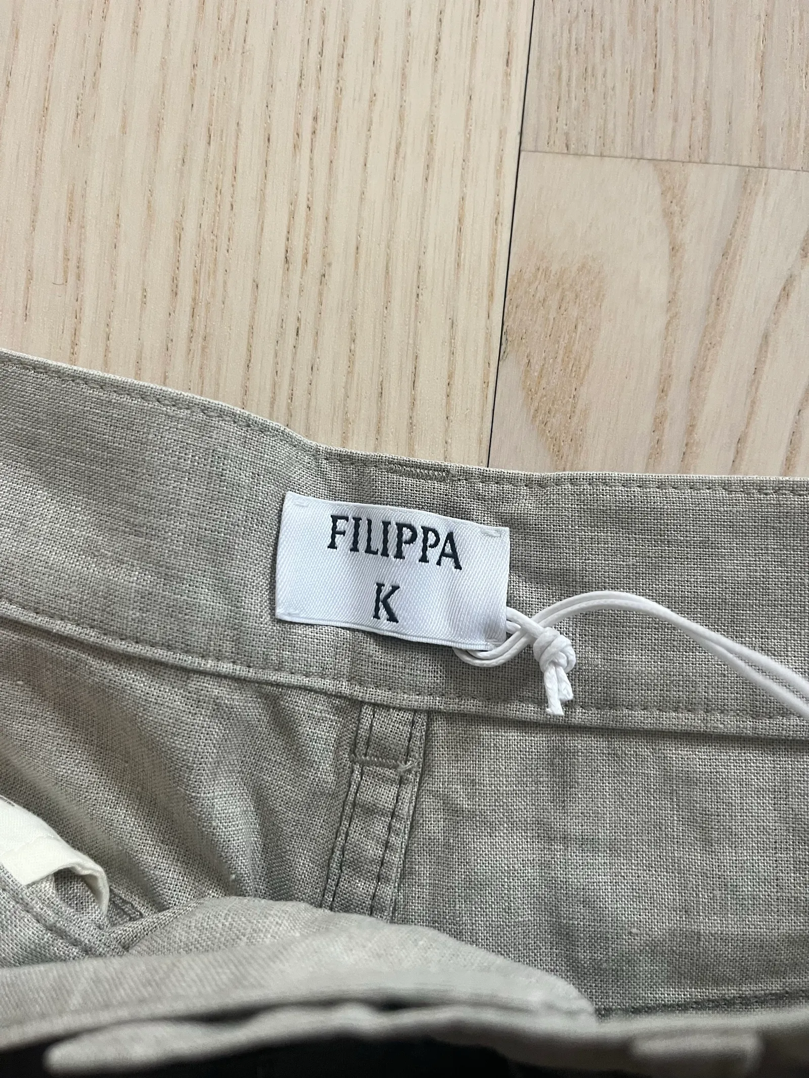 Filippa K Straight Metallic-linnebyxor NWT - Image 3