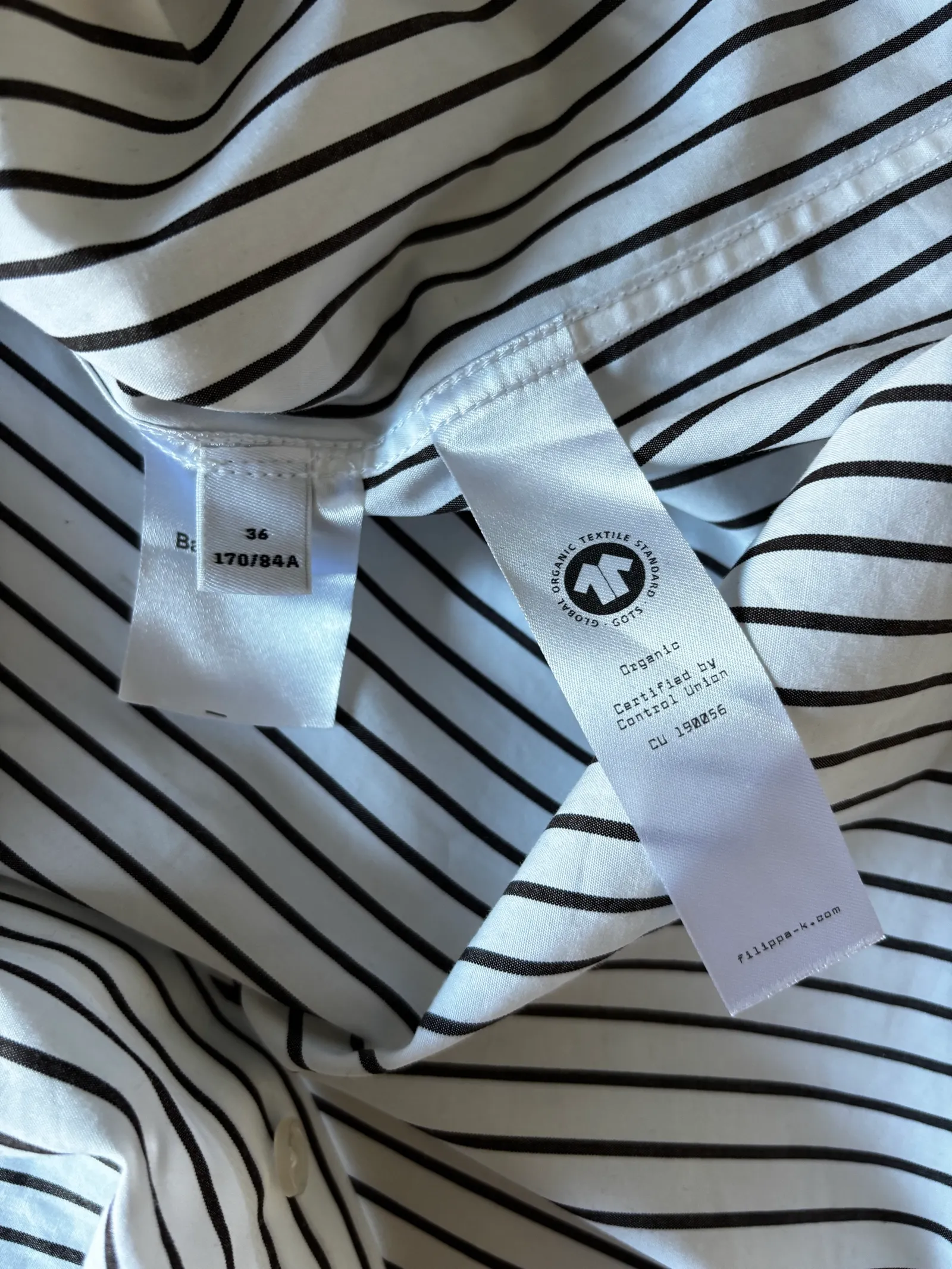 Filippa K Striped Cotton Poplin-skjorta NWOT - Image 5
