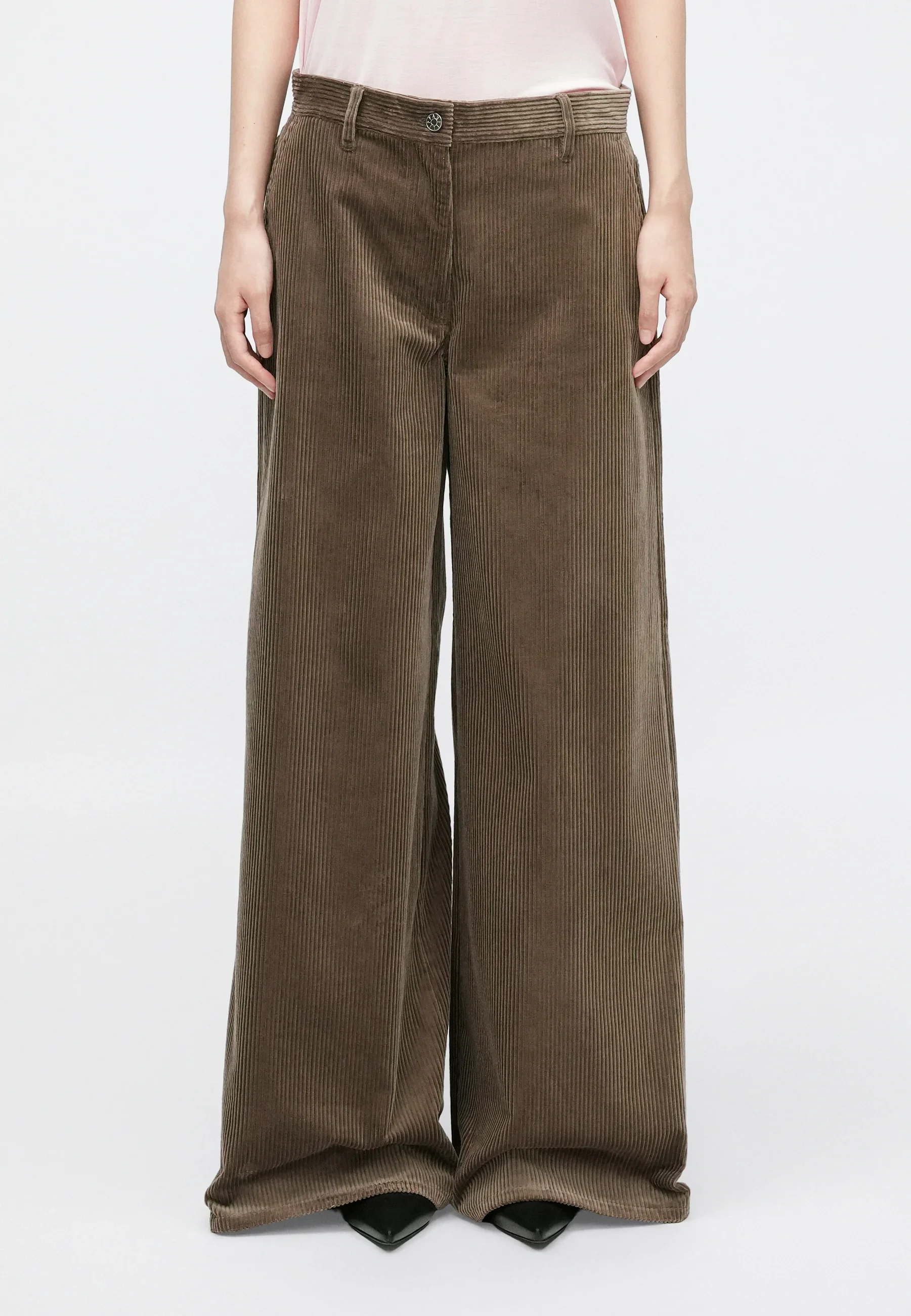 Filippa K Wide Leg Corduroy Trousers-byxor