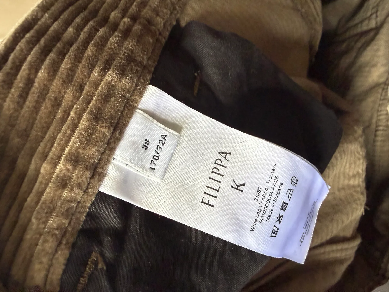 Filippa K Wide Leg Corduroy Trousers-byxor - Image 6