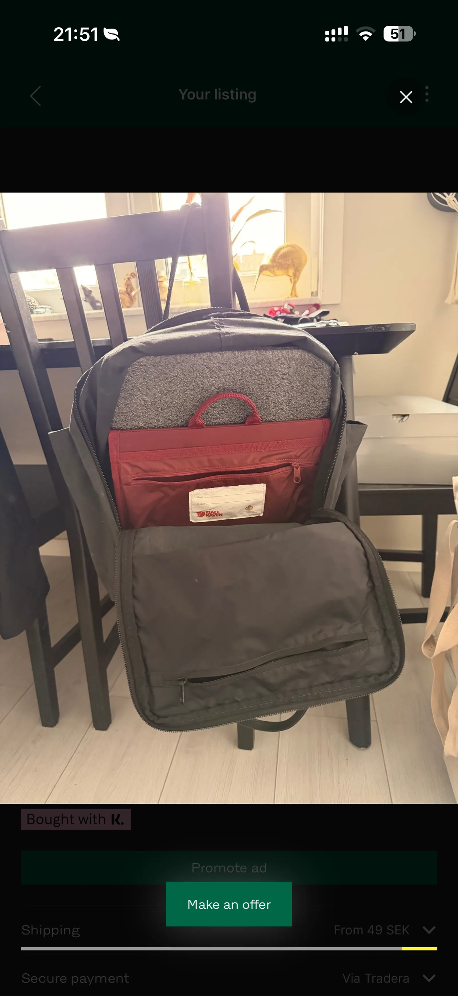 Fjällräven Kånken Laptop 17-ryggsäck - Image 3