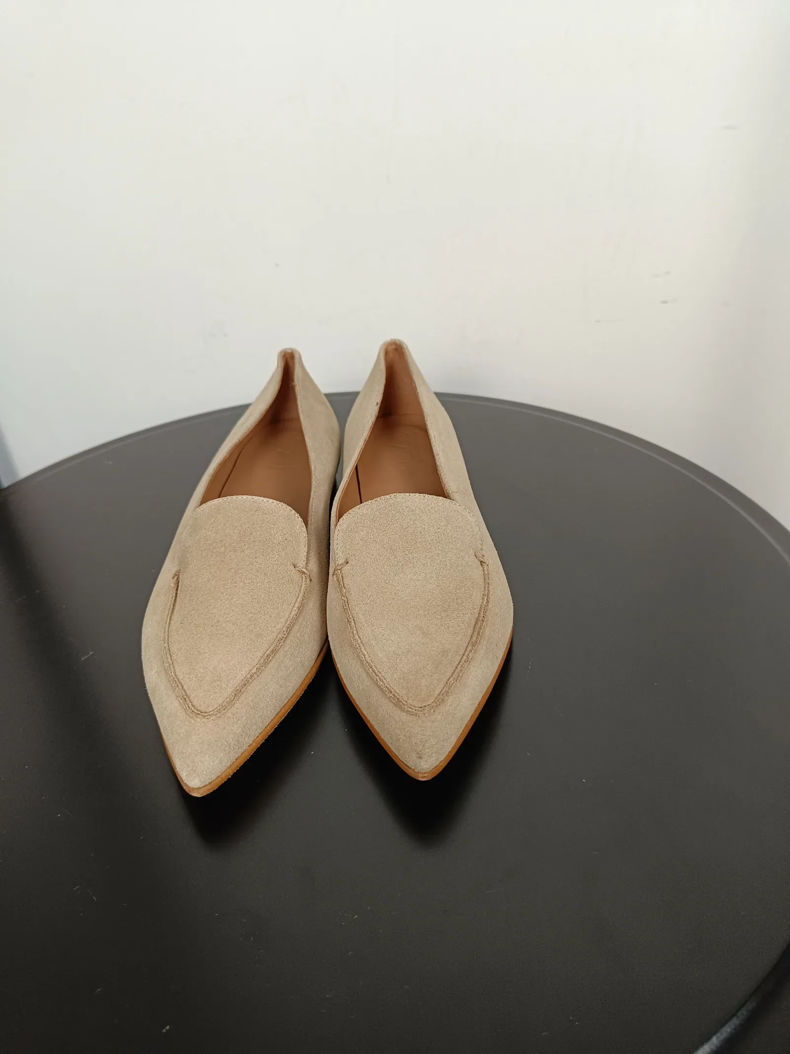 Flattered Alex Beige Suede-loafers NWOT - Image 3