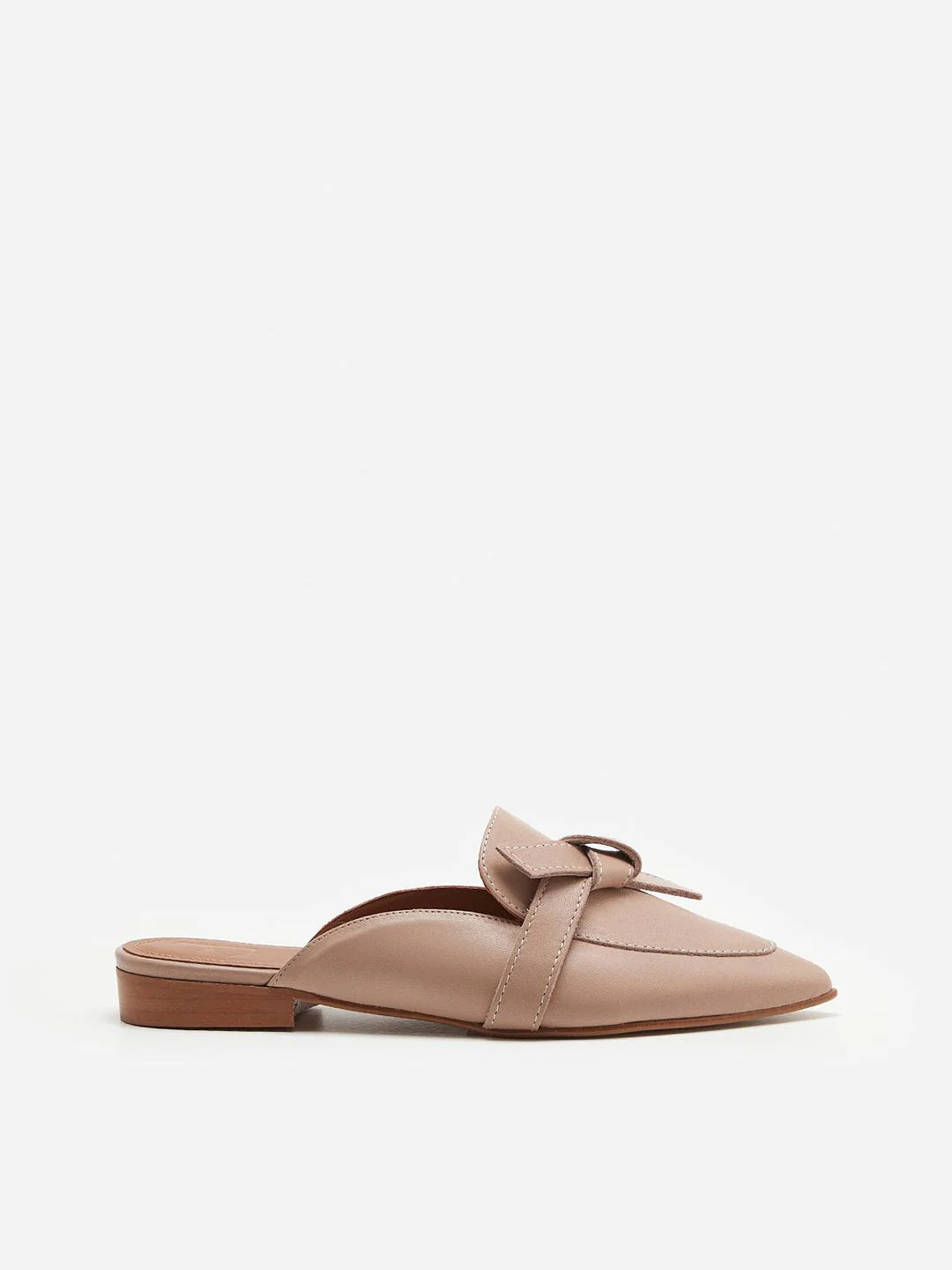 Flattered Anina Sand Leather-skinnloafers