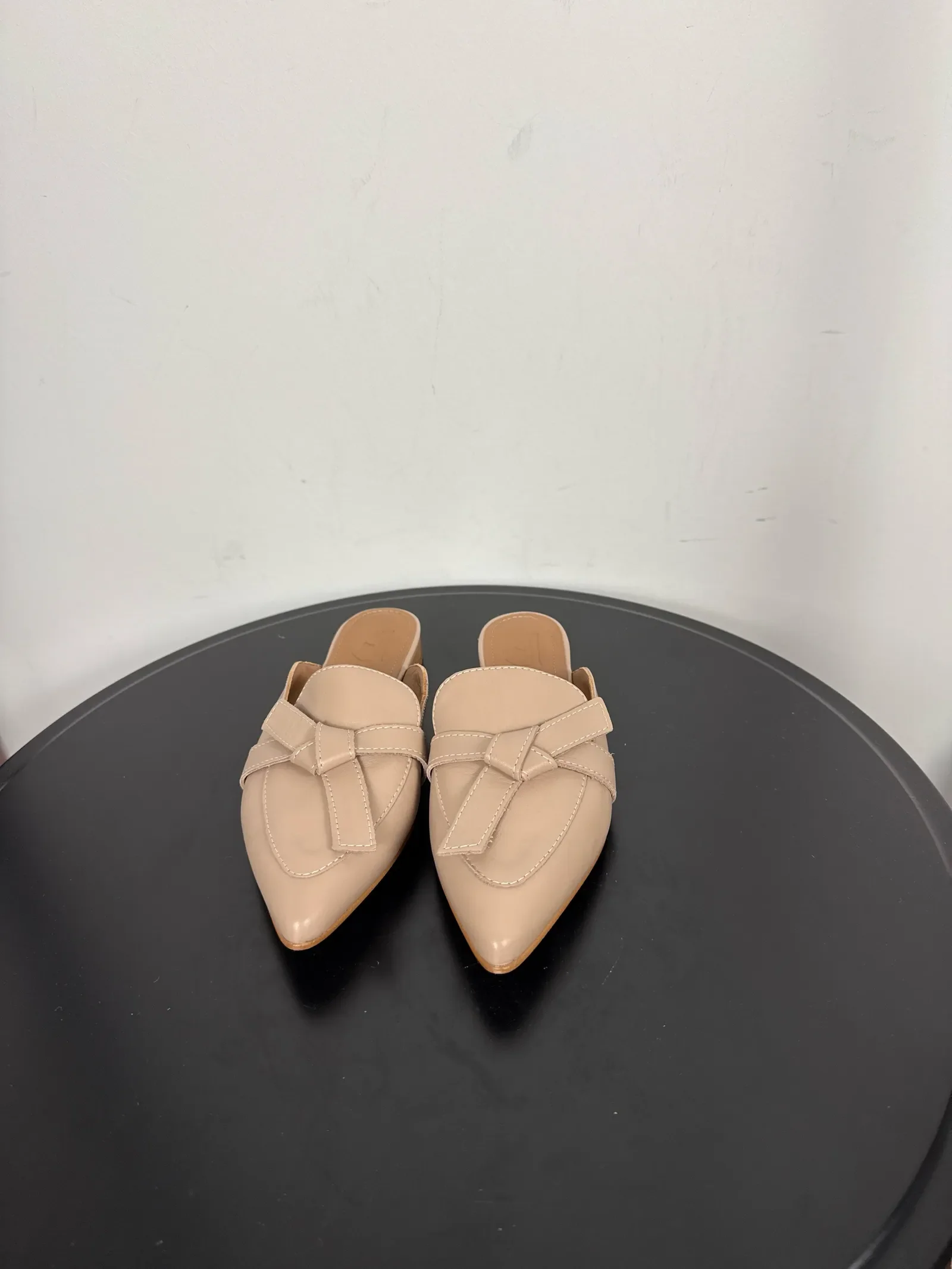 Flattered Anina Sand Leather-skinnloafers - Image 4