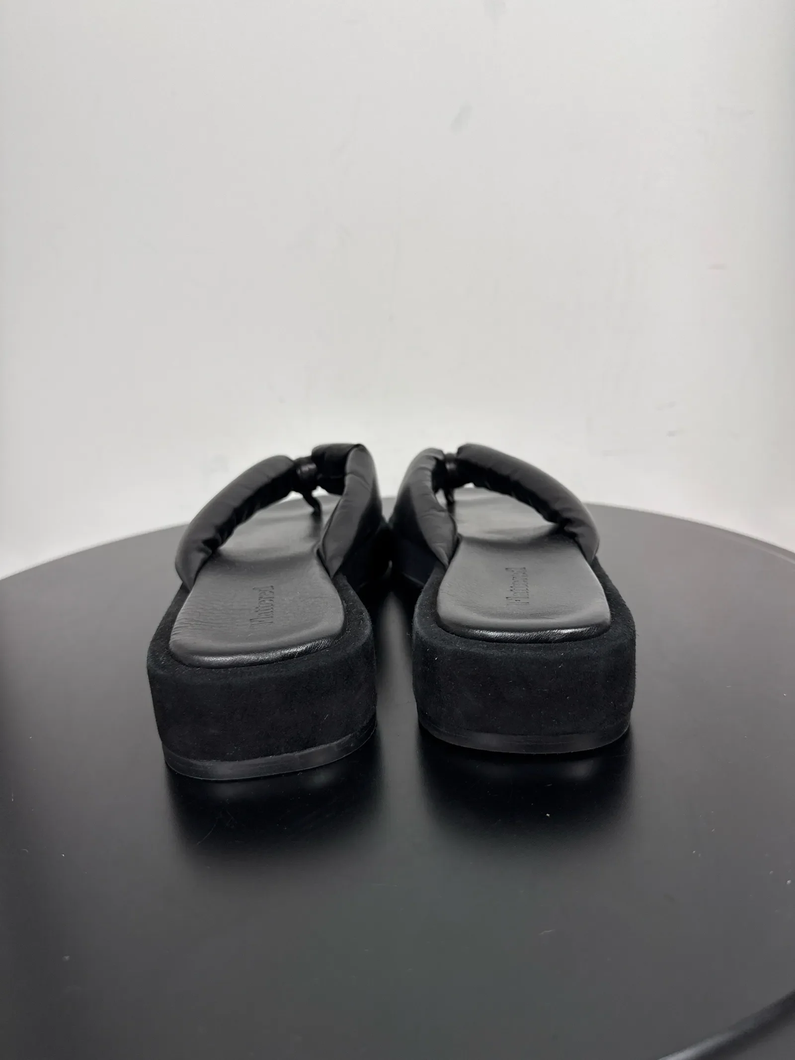 Flattered Blair Black Leather/suede-skinnsandaler - Image 5
