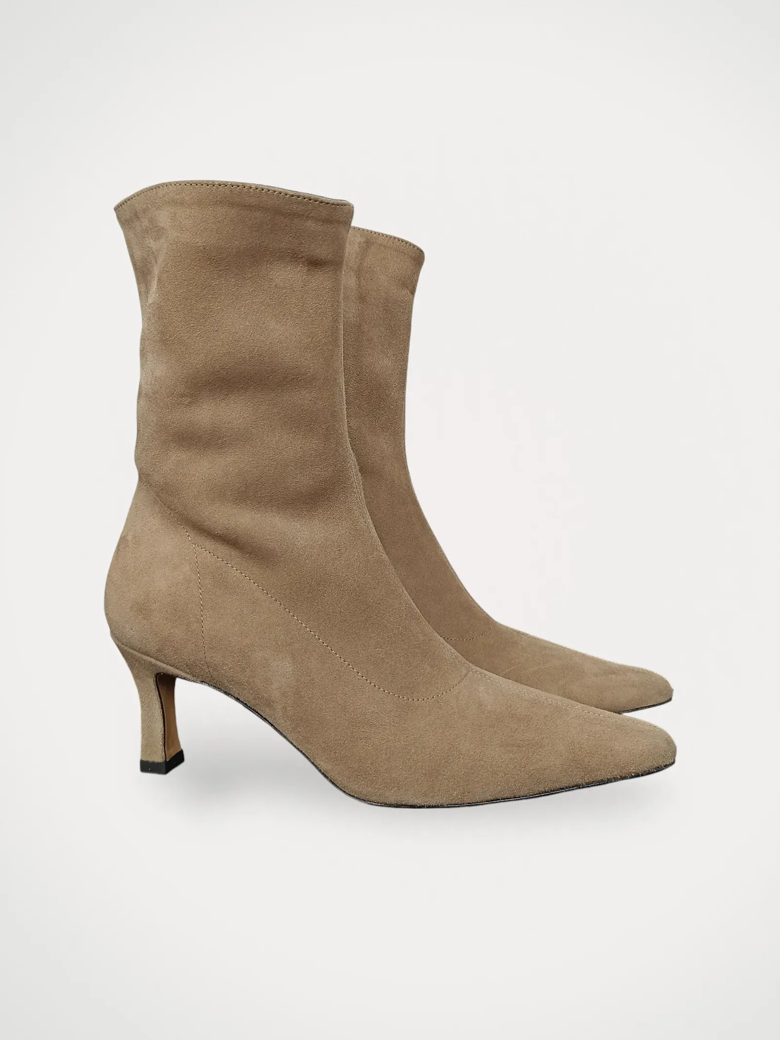 Flattered Carolina Tan Suede-boots - Image 2