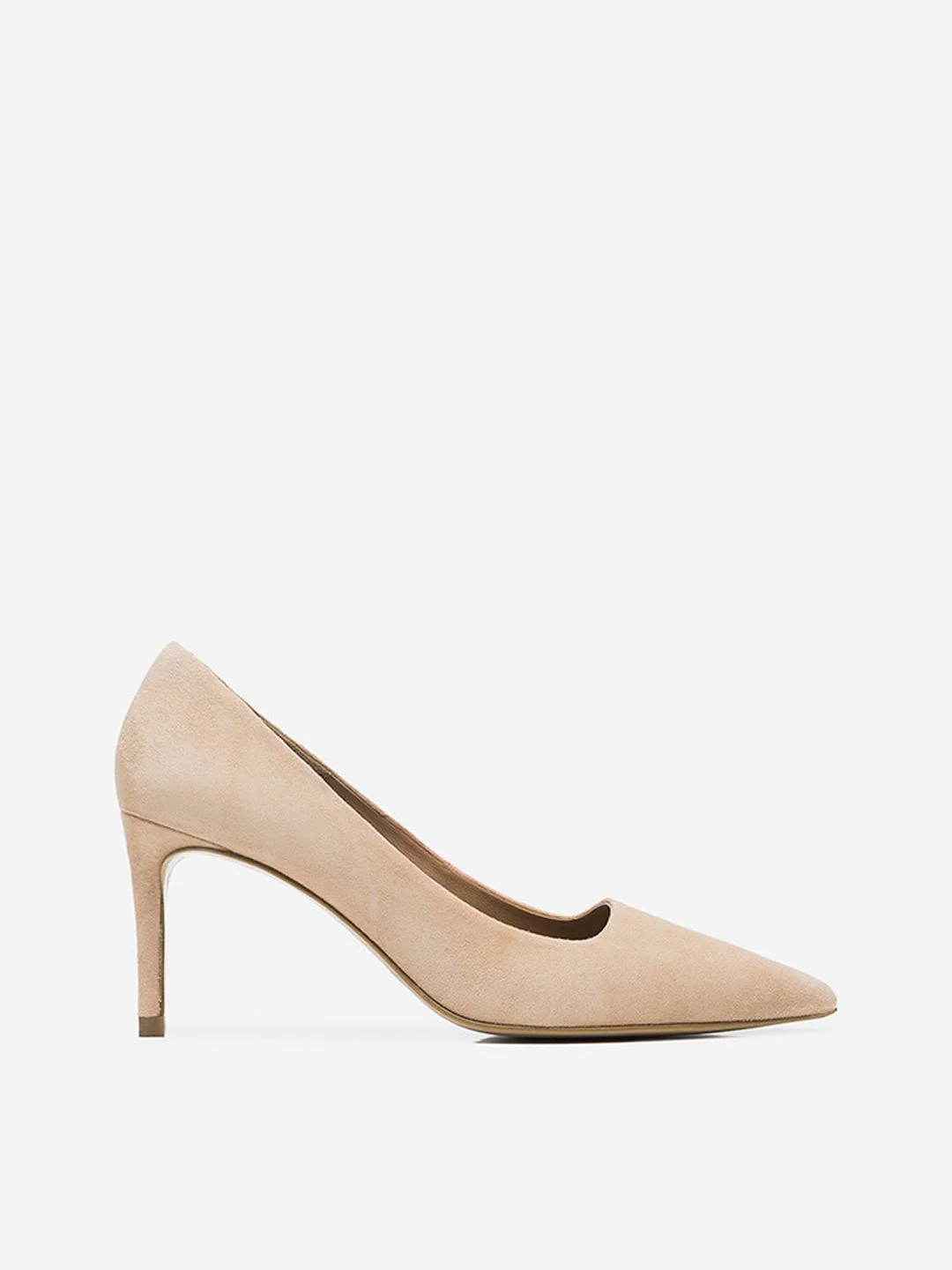 Flattered Charlie Sand Suede-klackar NWOT