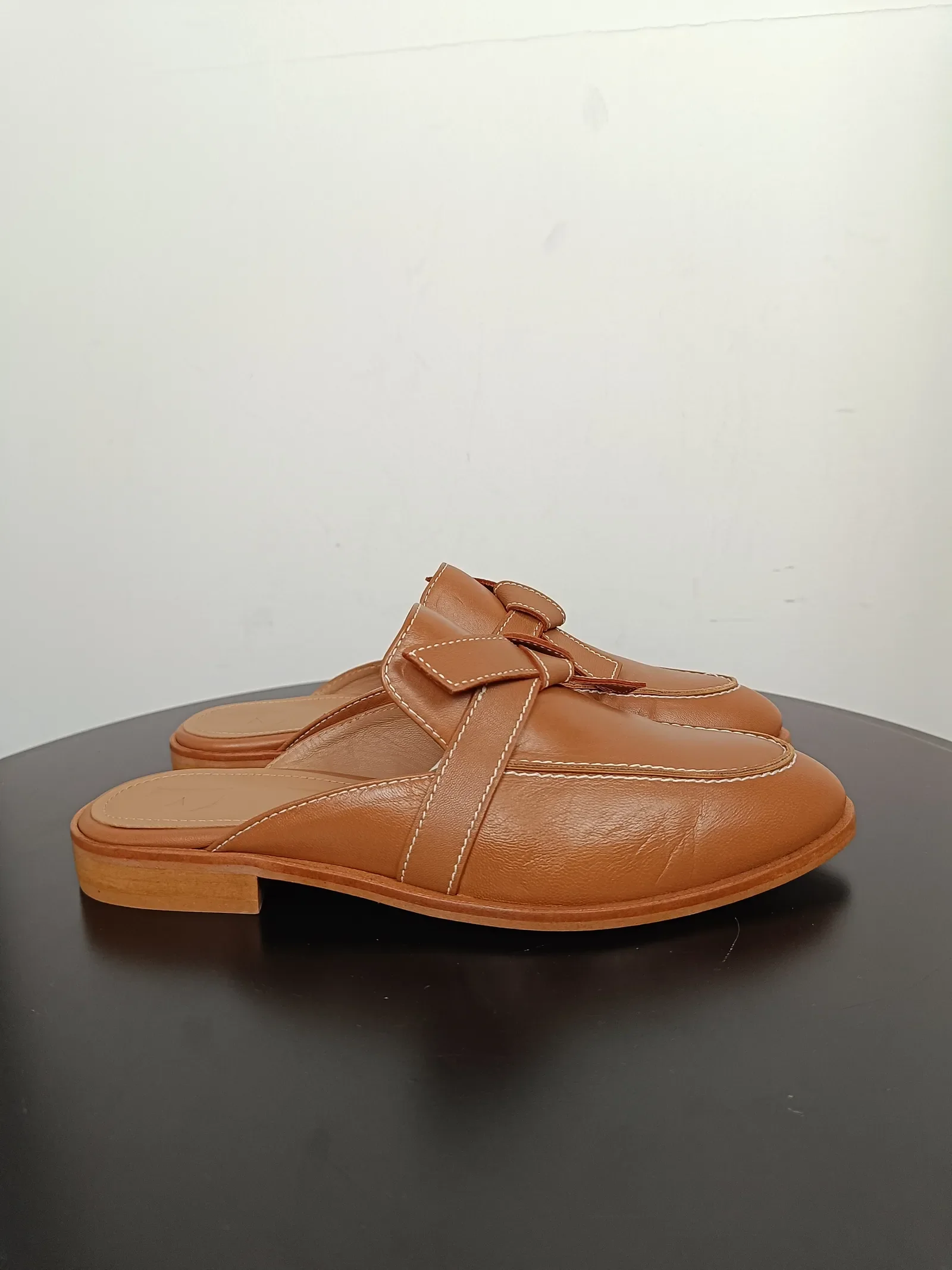 Flattered Daisy Leather Brown-skinnsandaler NWOT - Image 6