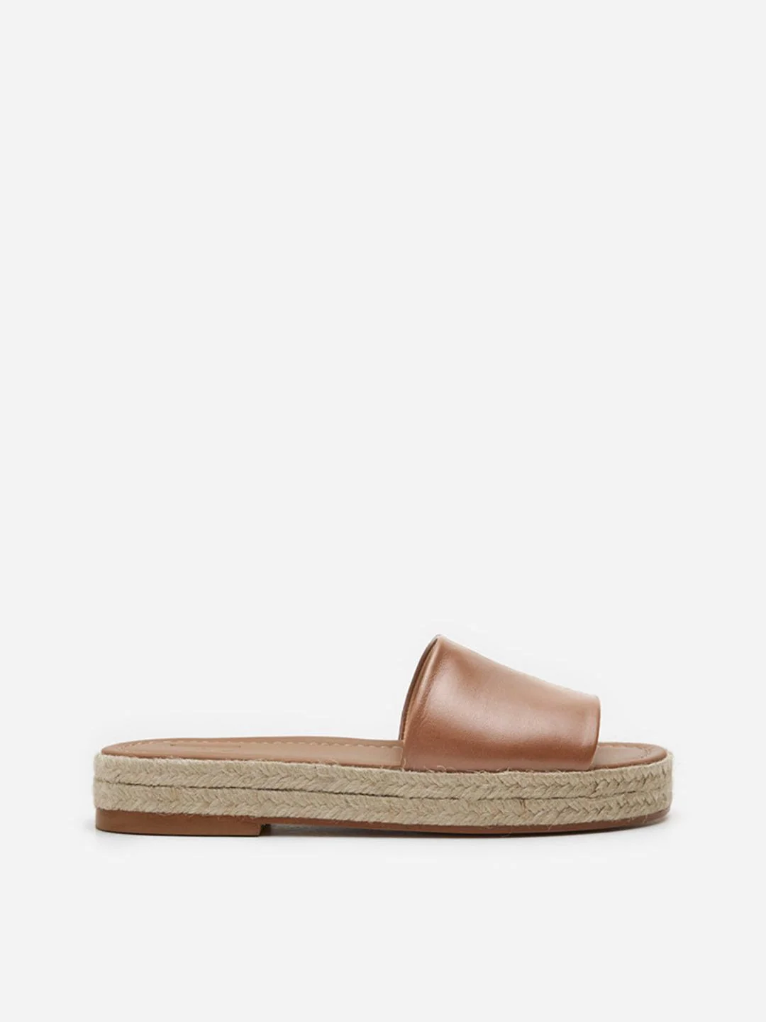 Flattered Ellen Cognac Leather-skinnsandaler NWOT