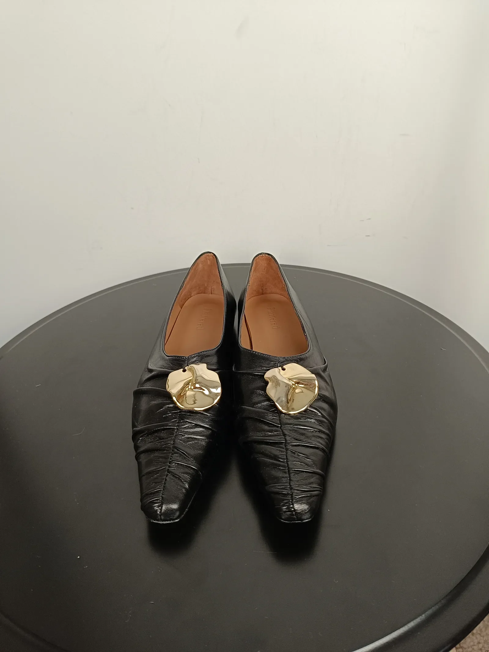 Flattered Florence Black-skinnballerinaskor NWOT - Image 4