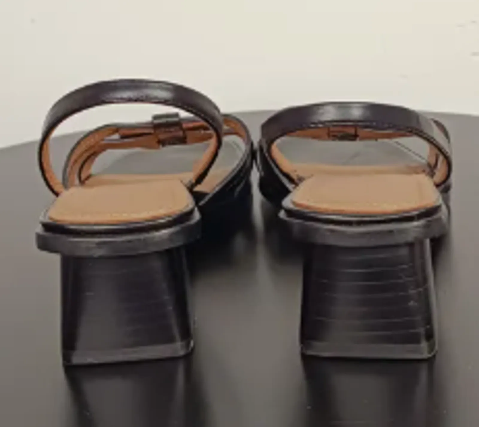 Flattered Freja Leather Black-skinnklackar - Image 3