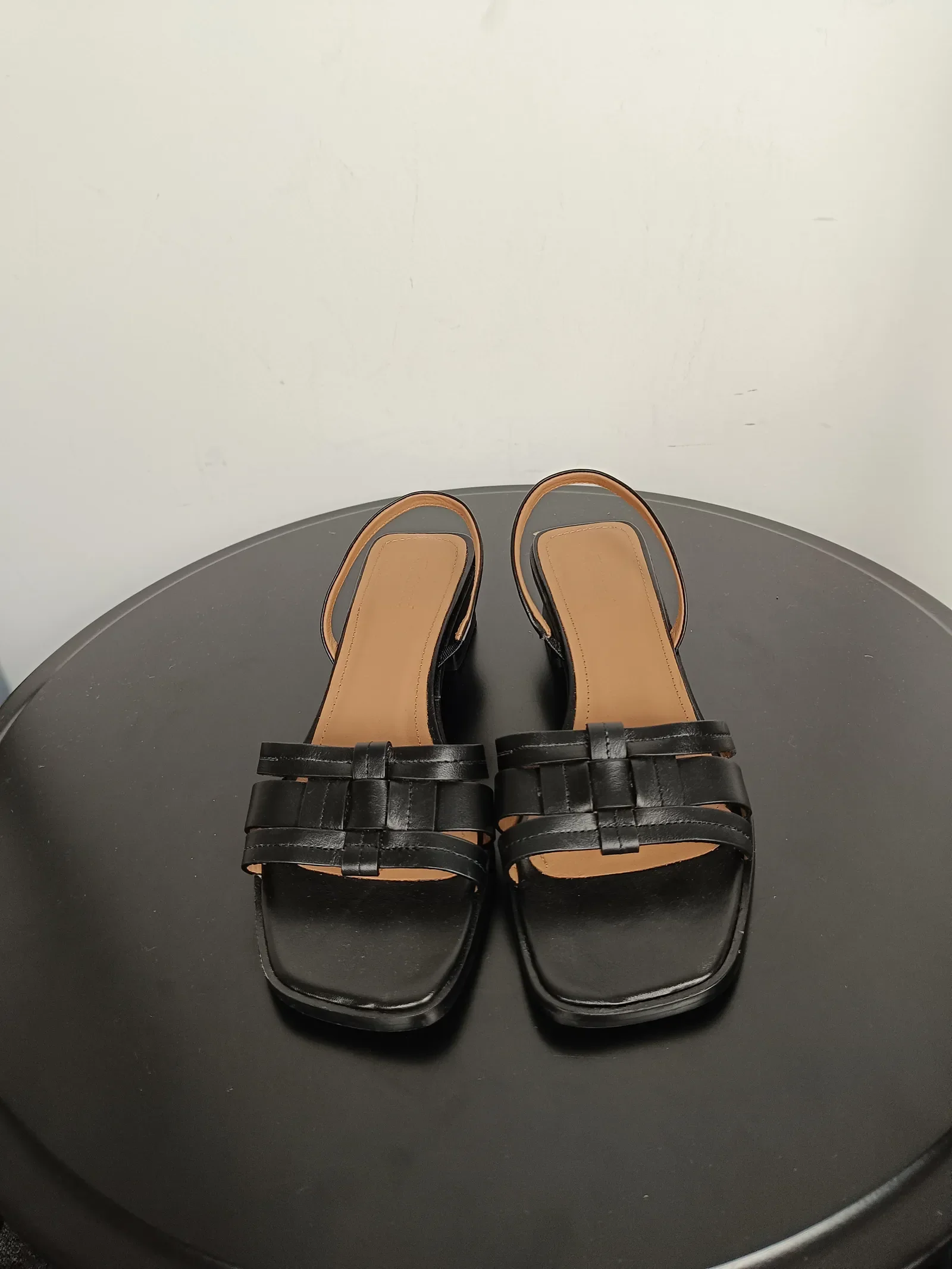 Flattered Freja Leather Black-skinnklackar - Image 4
