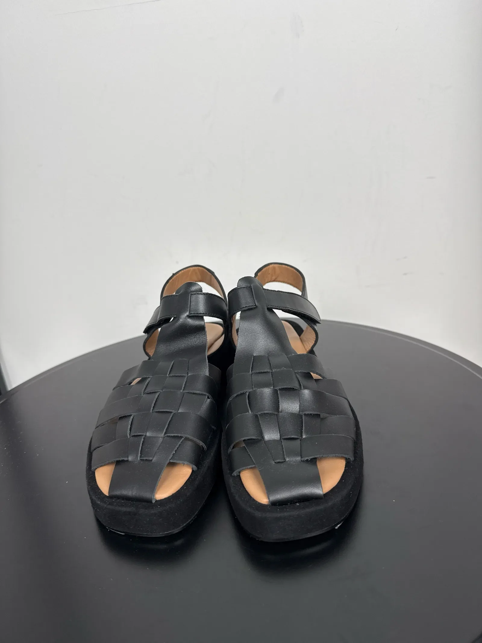 Flattered Gigi Black Leather-skinnsandaler NWT - Image 4