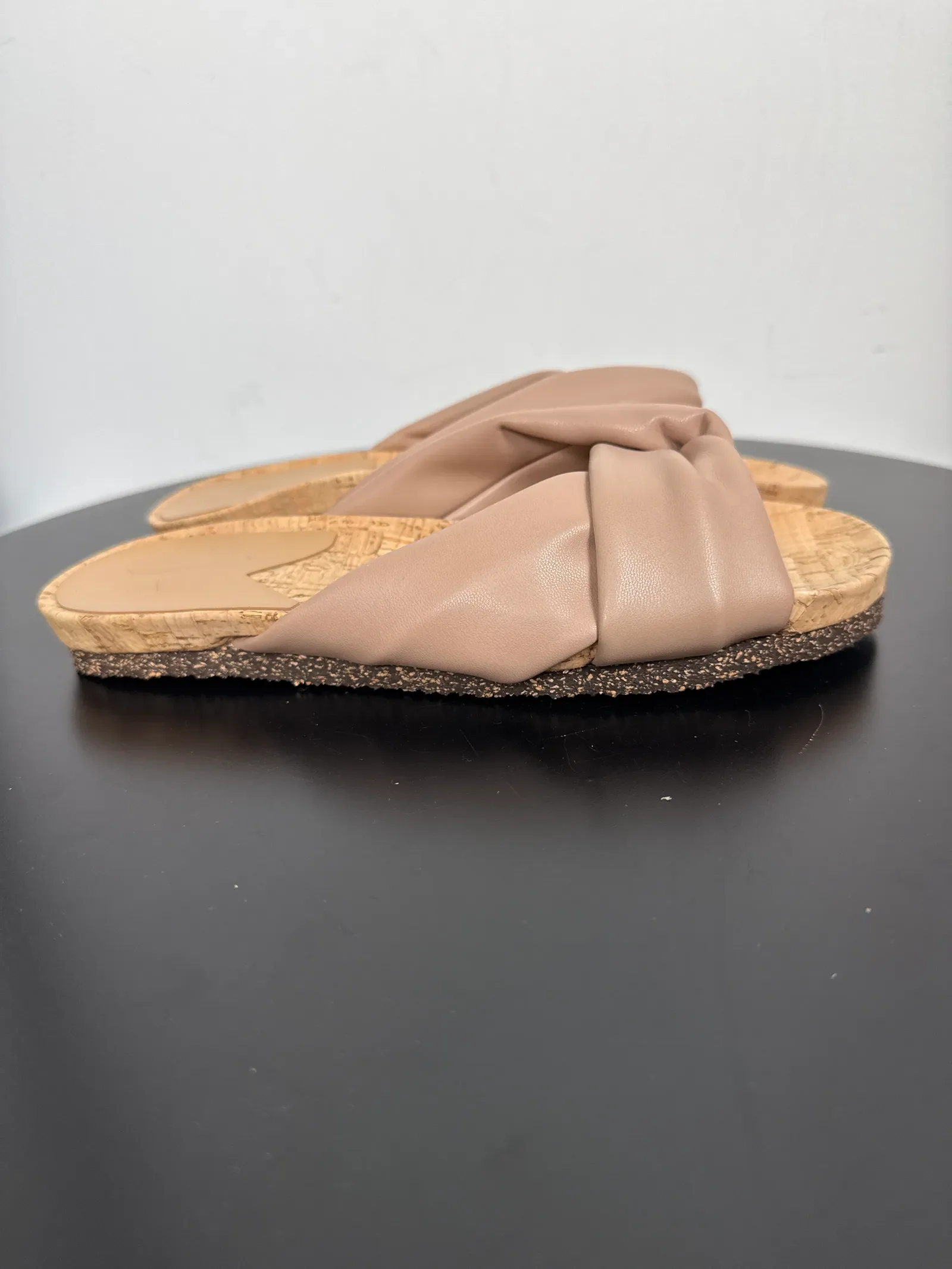 Flattered Lou Beige Vegan-skinnsandaler NWOT - Image 5