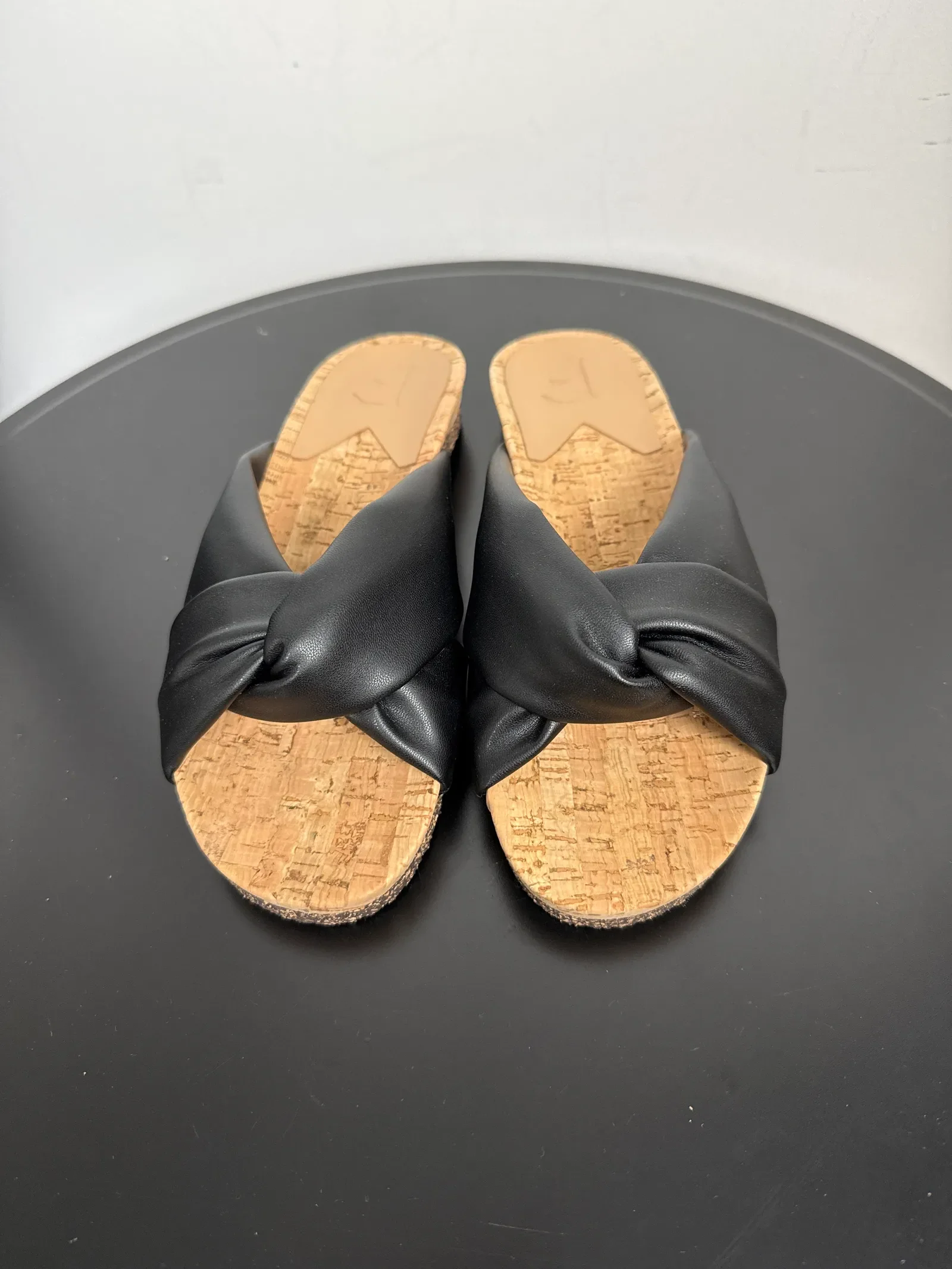 Flattered Lou Black Vegan-skinnsandaler NWOT - Image 4