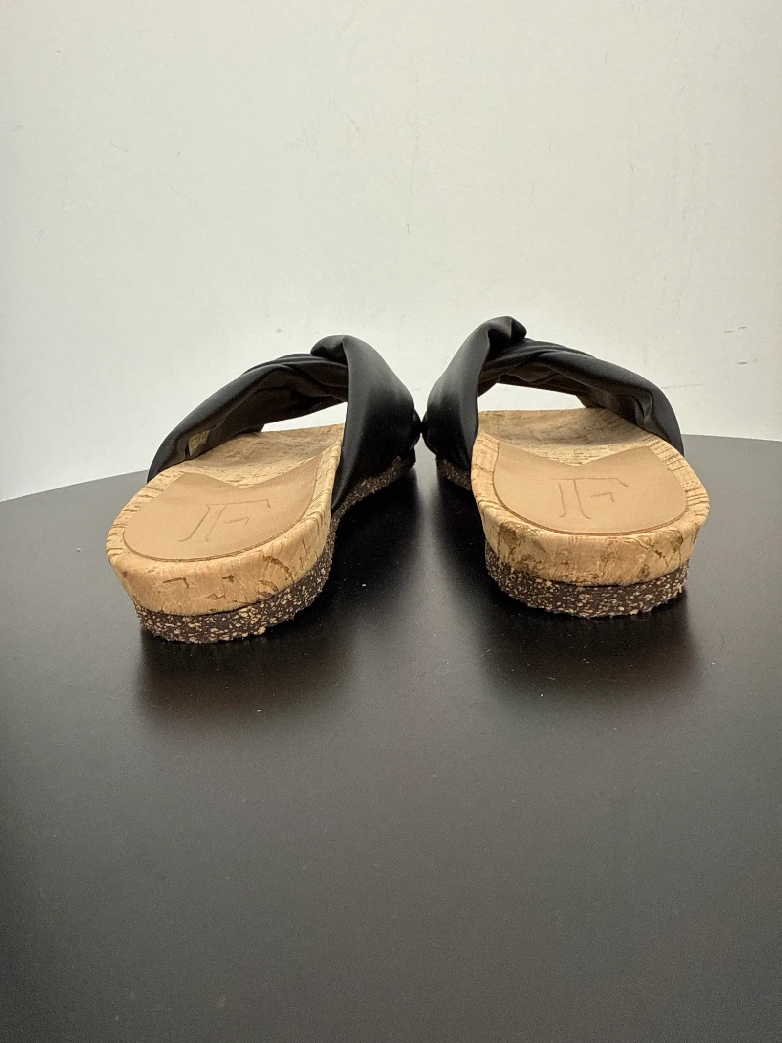 Flattered Lou Black Vegan-skinnsandaler NWOT - Image 5
