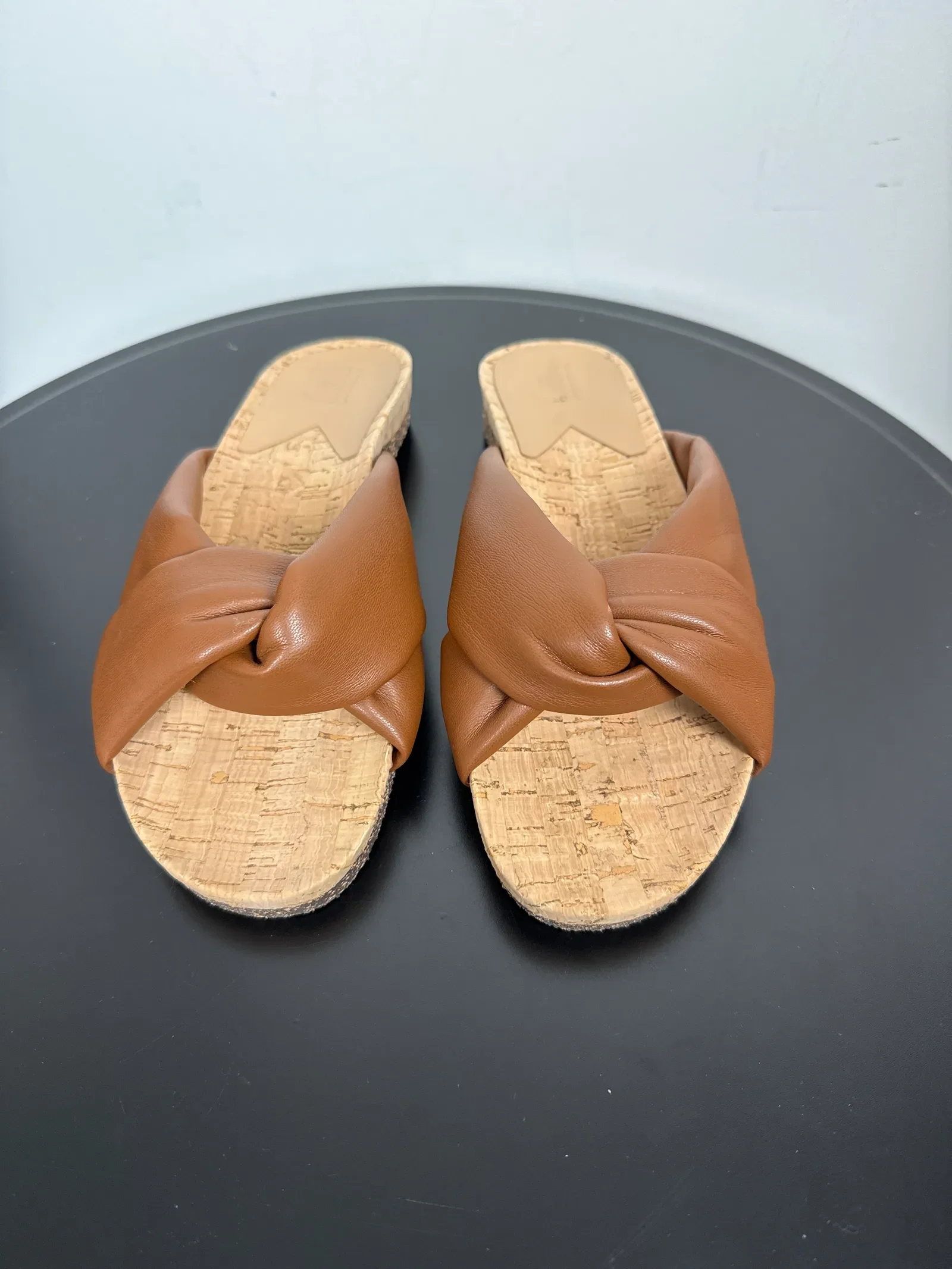 Flattered Lou Brown Vegan-skinnsandaler NWOT - Image 4