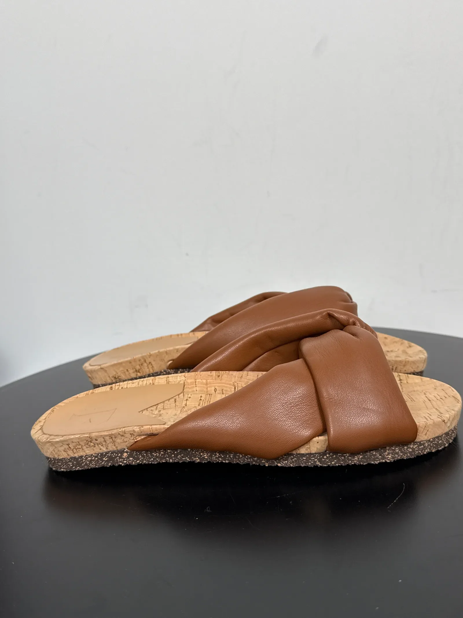 Flattered Lou Brown Vegan-skinnsandaler NWOT - Image 6