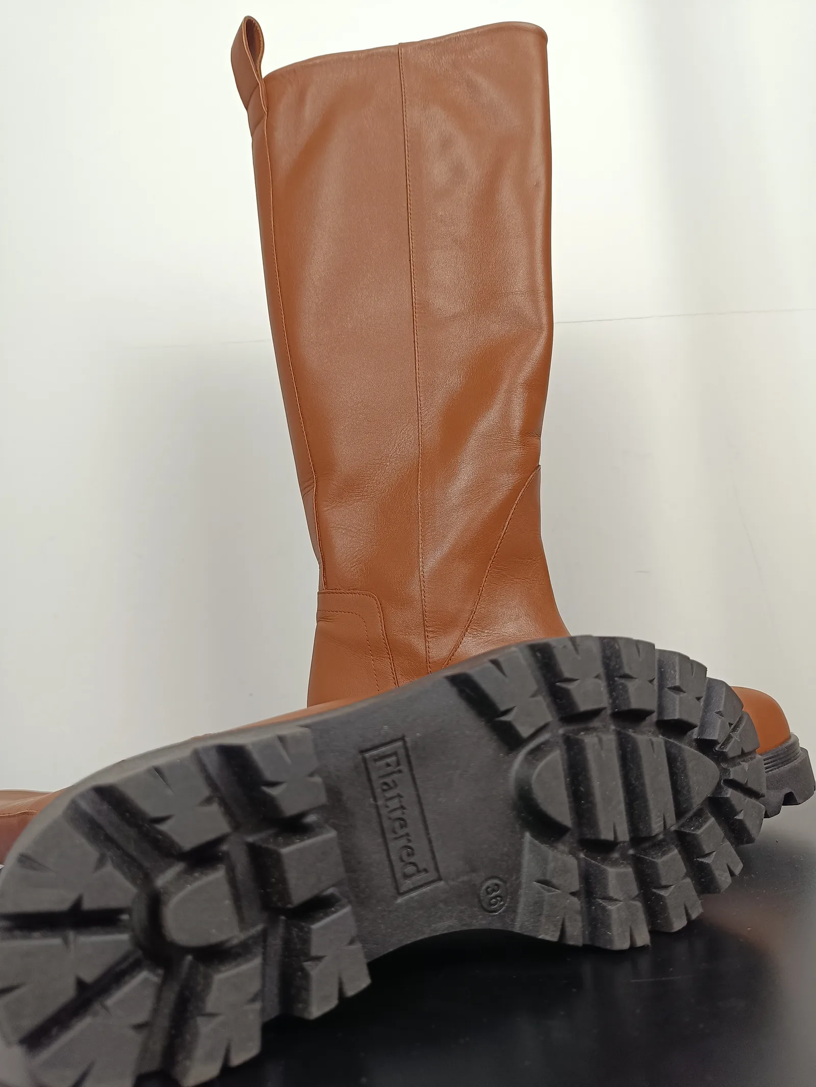 Flattered Luna Brown-skinnboots NWOT - Image 3