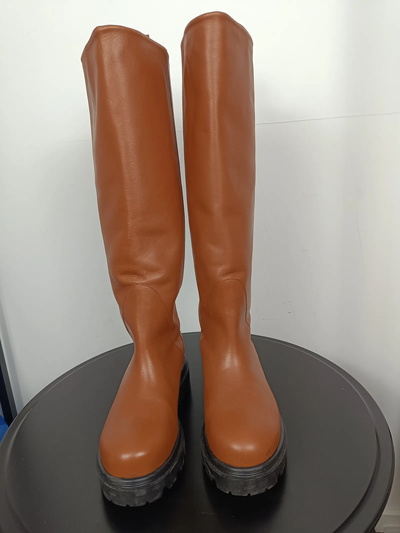 Flattered Luna Brown-skinnboots NWOT - Image 4