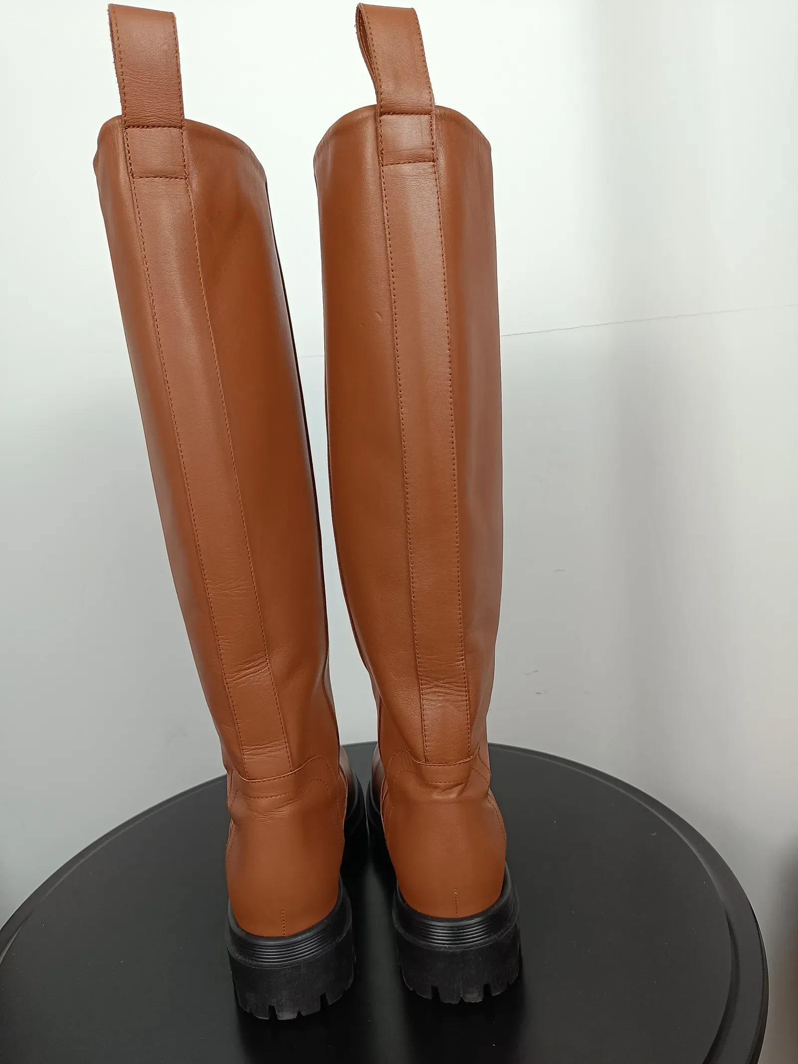 Flattered Luna Brown-skinnboots NWOT - Image 5